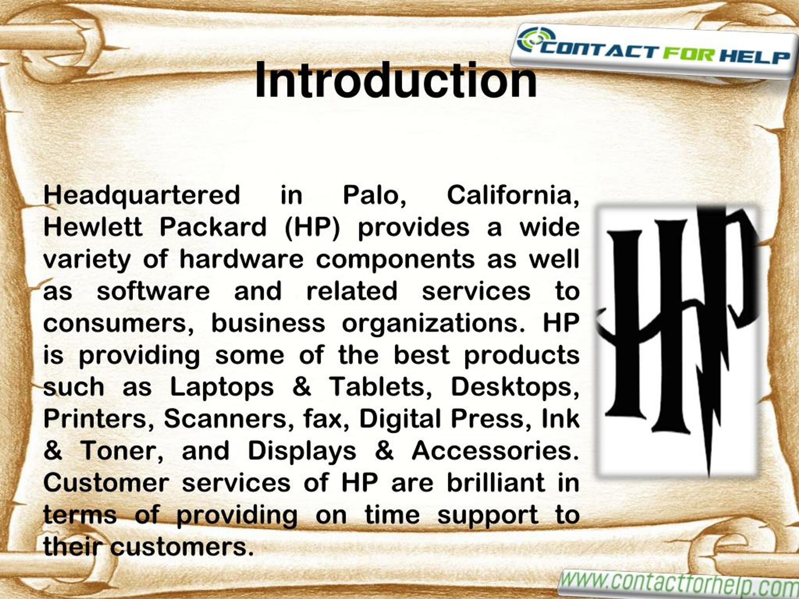 PPT Know More About HP Products PowerPoint Presentation, free