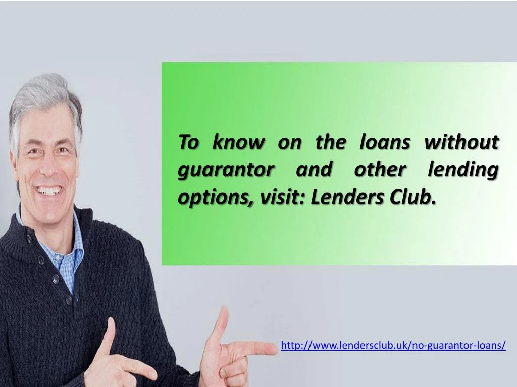 PPT Personal Loans without Guarantor Option PowerPoint Presentation