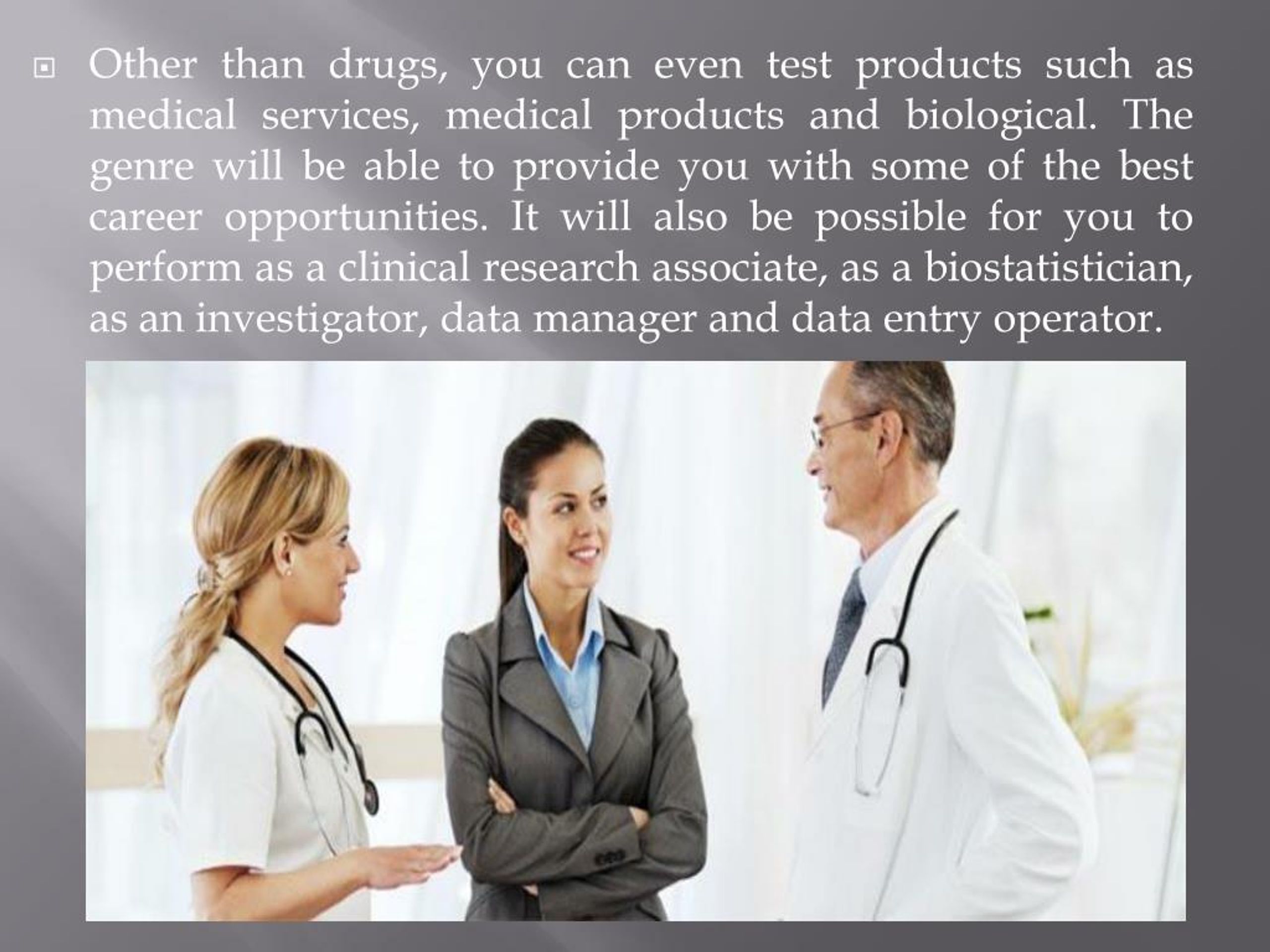 PPT Msc in clinical Research For Bright Future PowerPoint