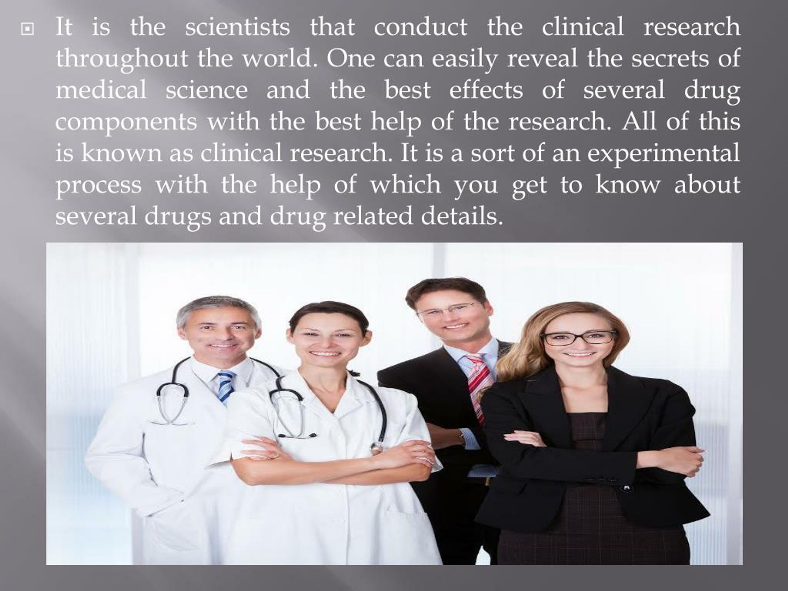 PPT Msc in clinical Research For Bright Future PowerPoint