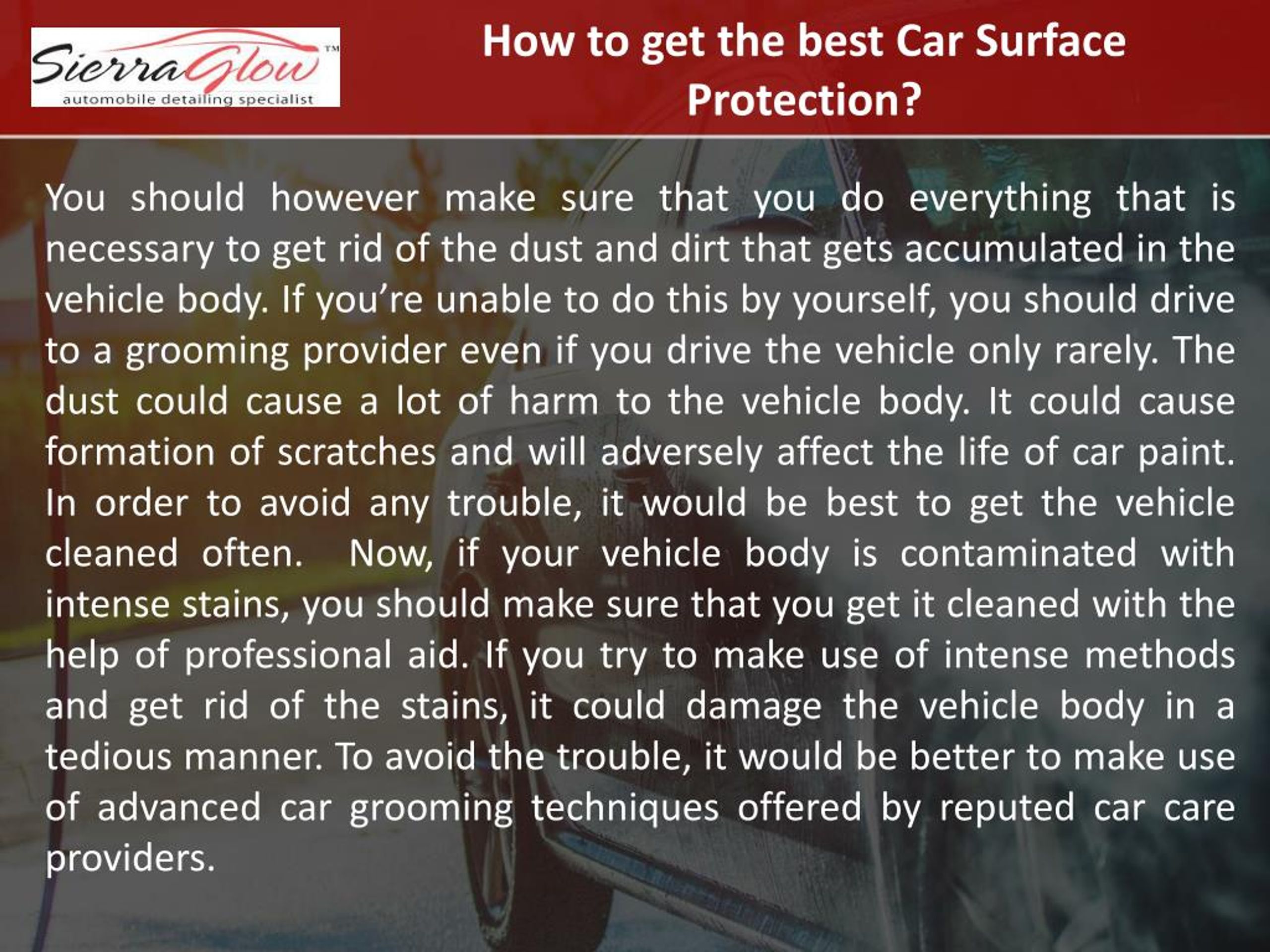 PPT How to get the best Car Surface Protection? PowerPoint