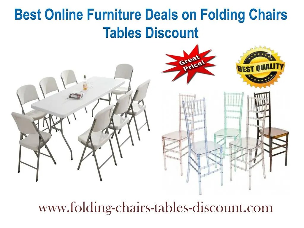 PPT Best Online Furniture Deals on Folding Chairs Tables Discount