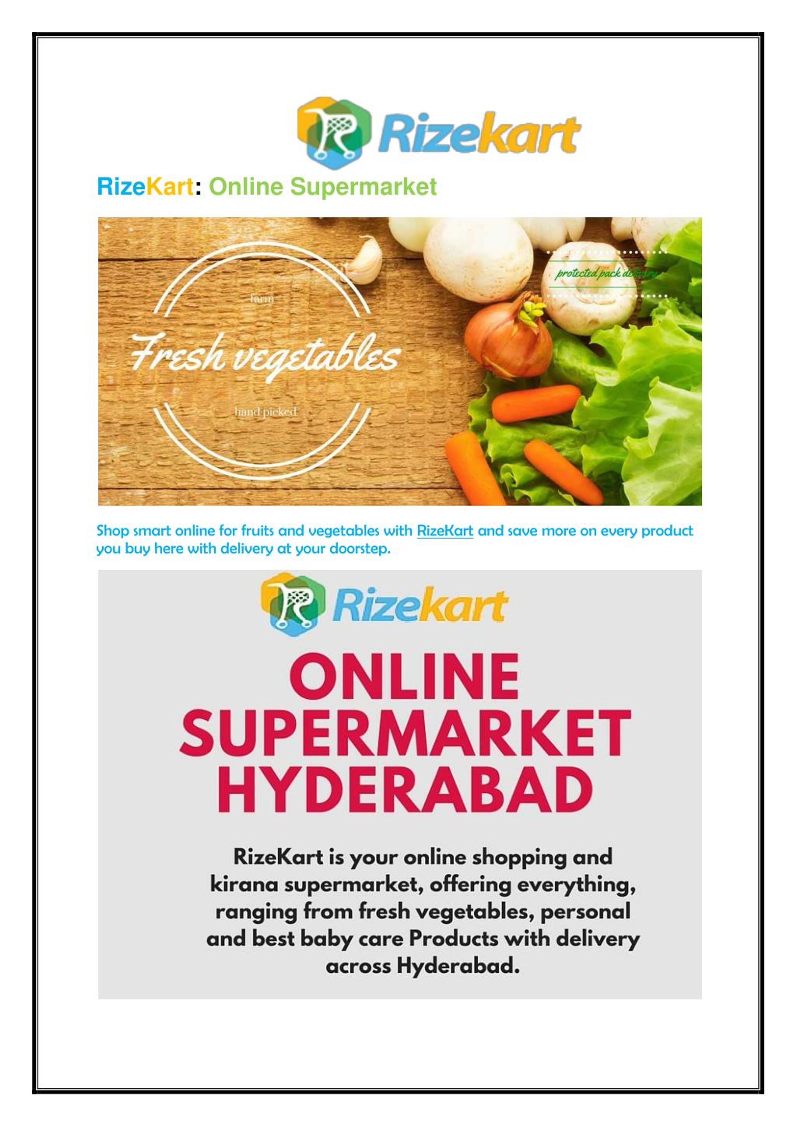 PPT Online Grocery Shopping Hyderabad PowerPoint Presentation, free