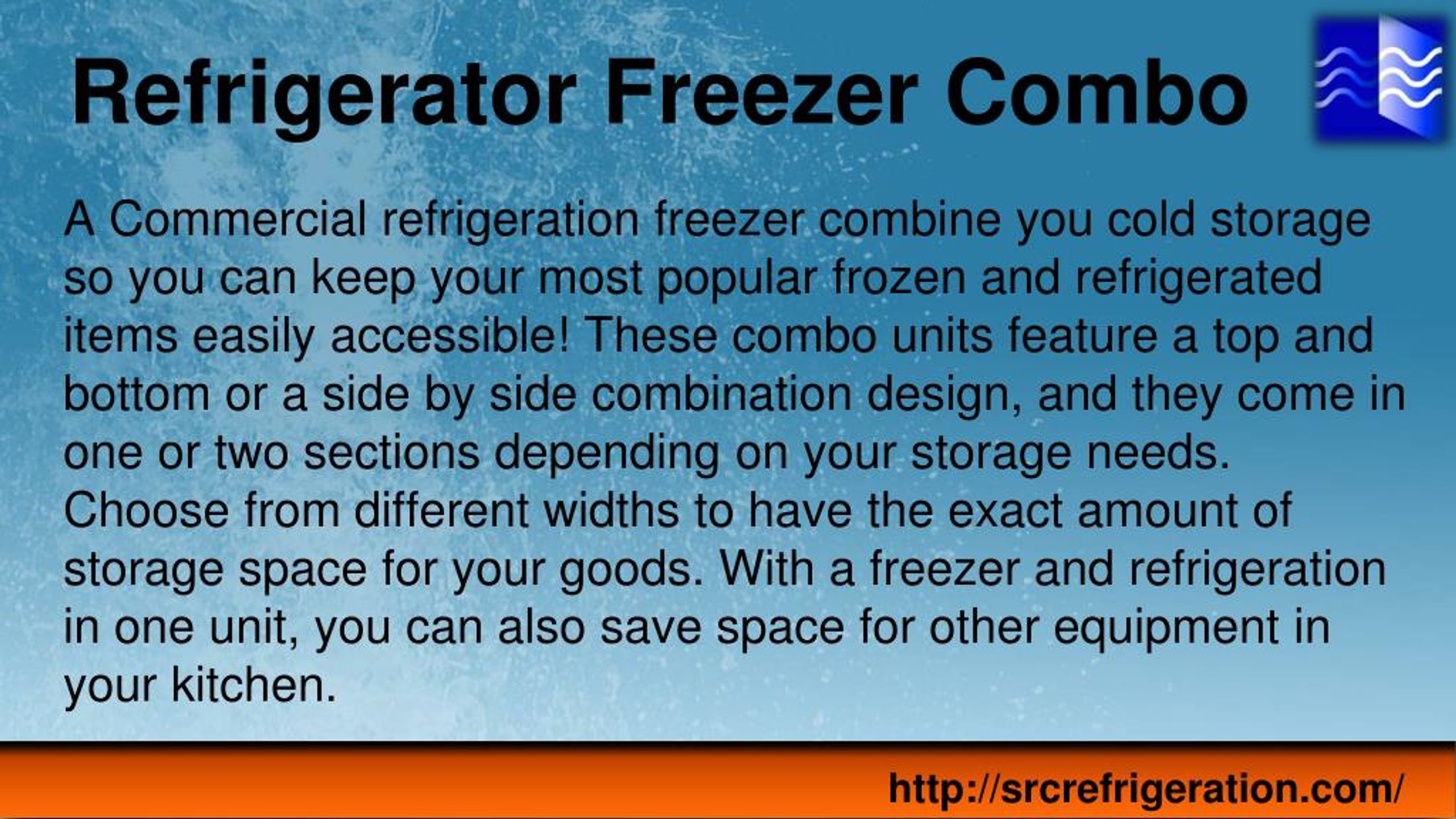 PPT Refrigerator Freezer Combo PowerPoint Presentation, free download