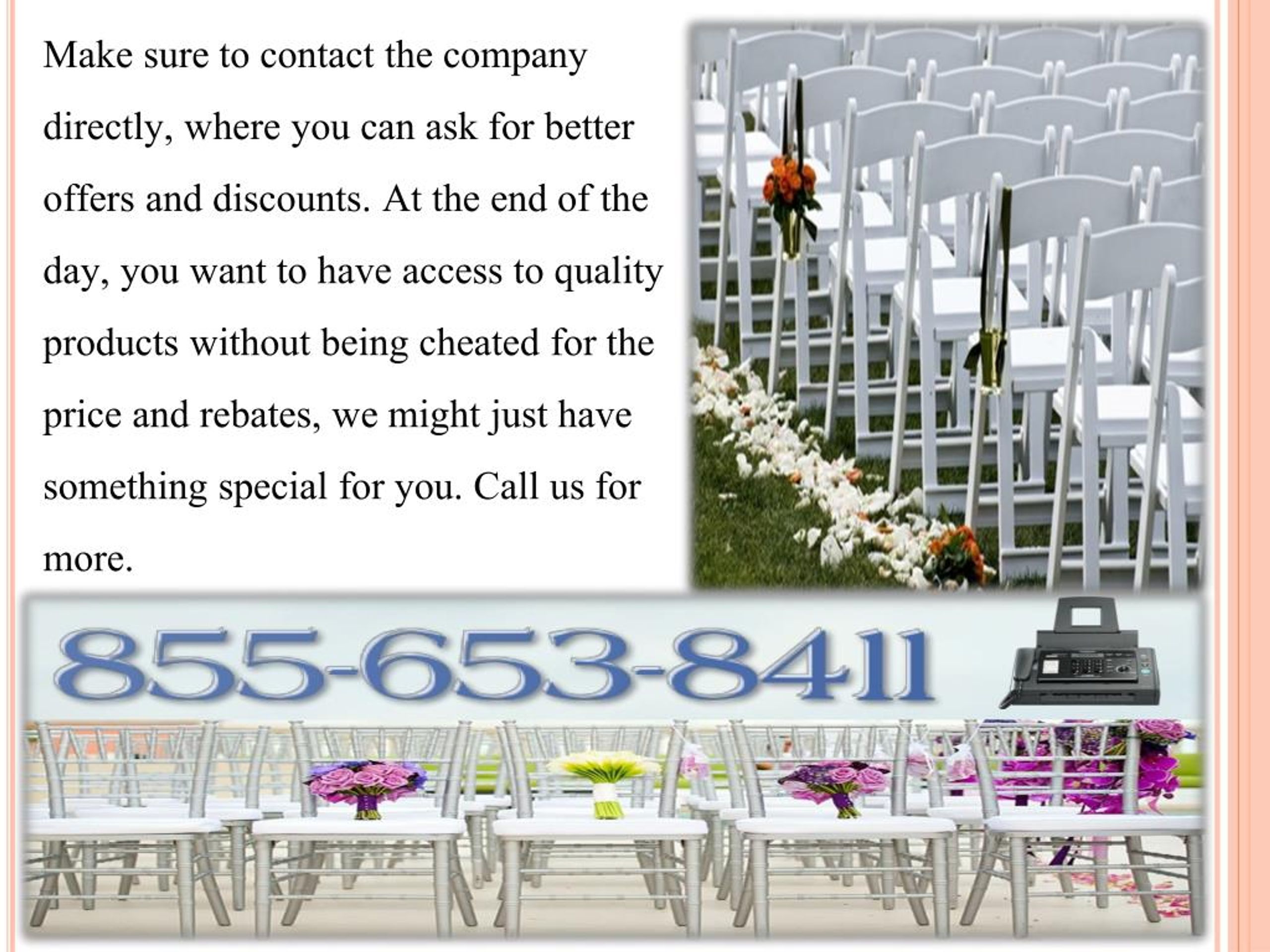 PPT Amazing Furniture Collections from Chiavari Chairs Direct
