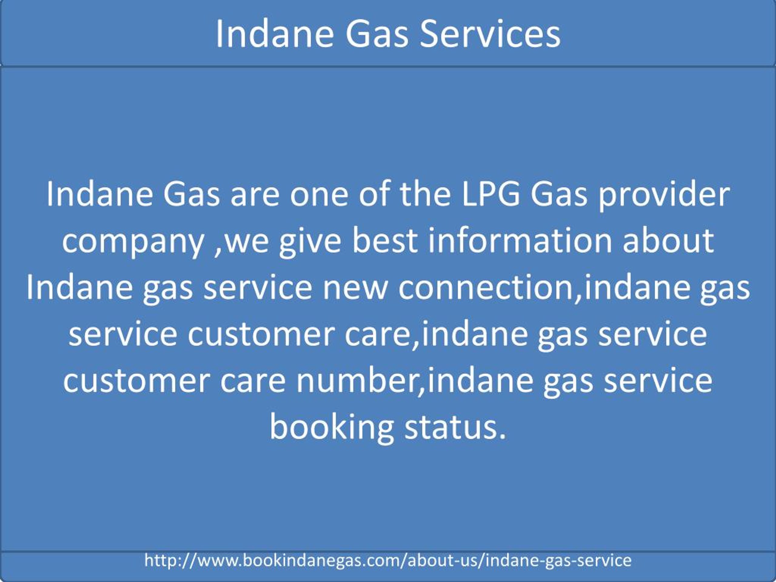 PPT Indane Gas Service PowerPoint Presentation, free download ID