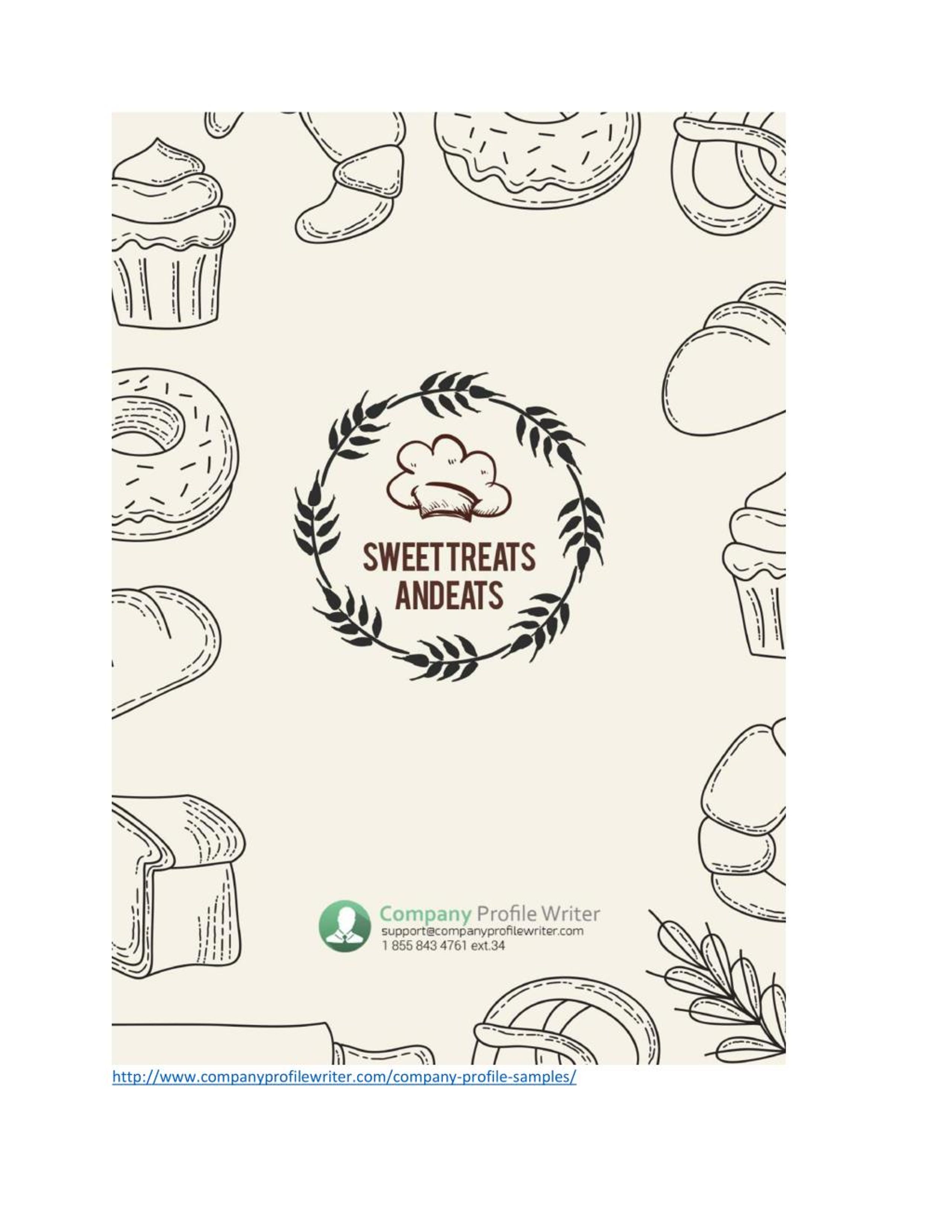 PPT Bakery Company Profile Template PowerPoint Presentation, free