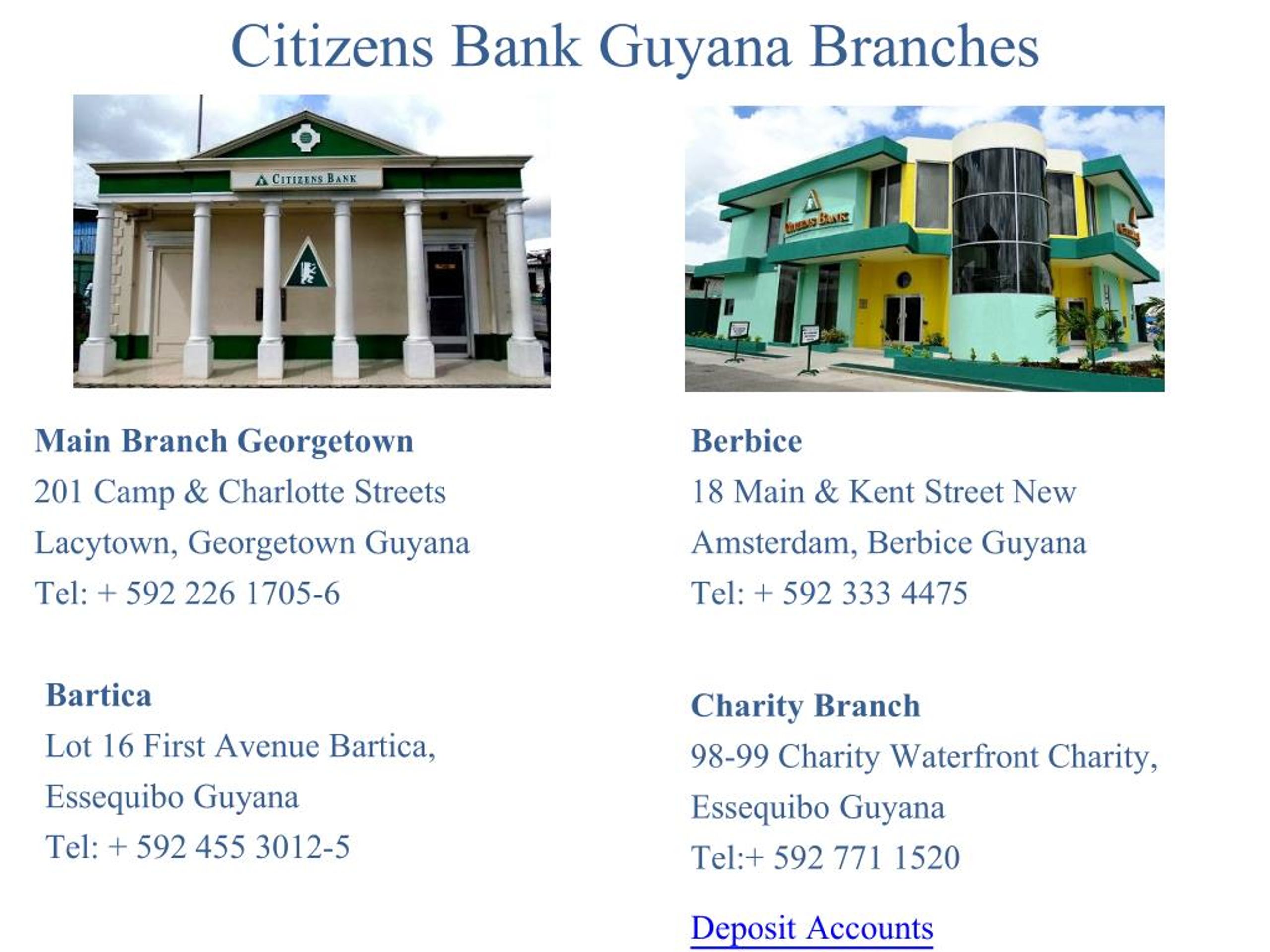 PPT Citizens Bank Guyana Delivering Superior Banking Service