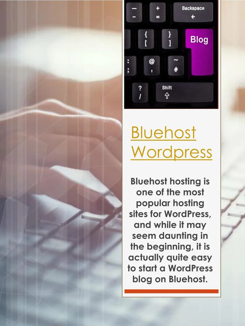 PPT Bluehost Wordpress PowerPoint Presentation, free download ID