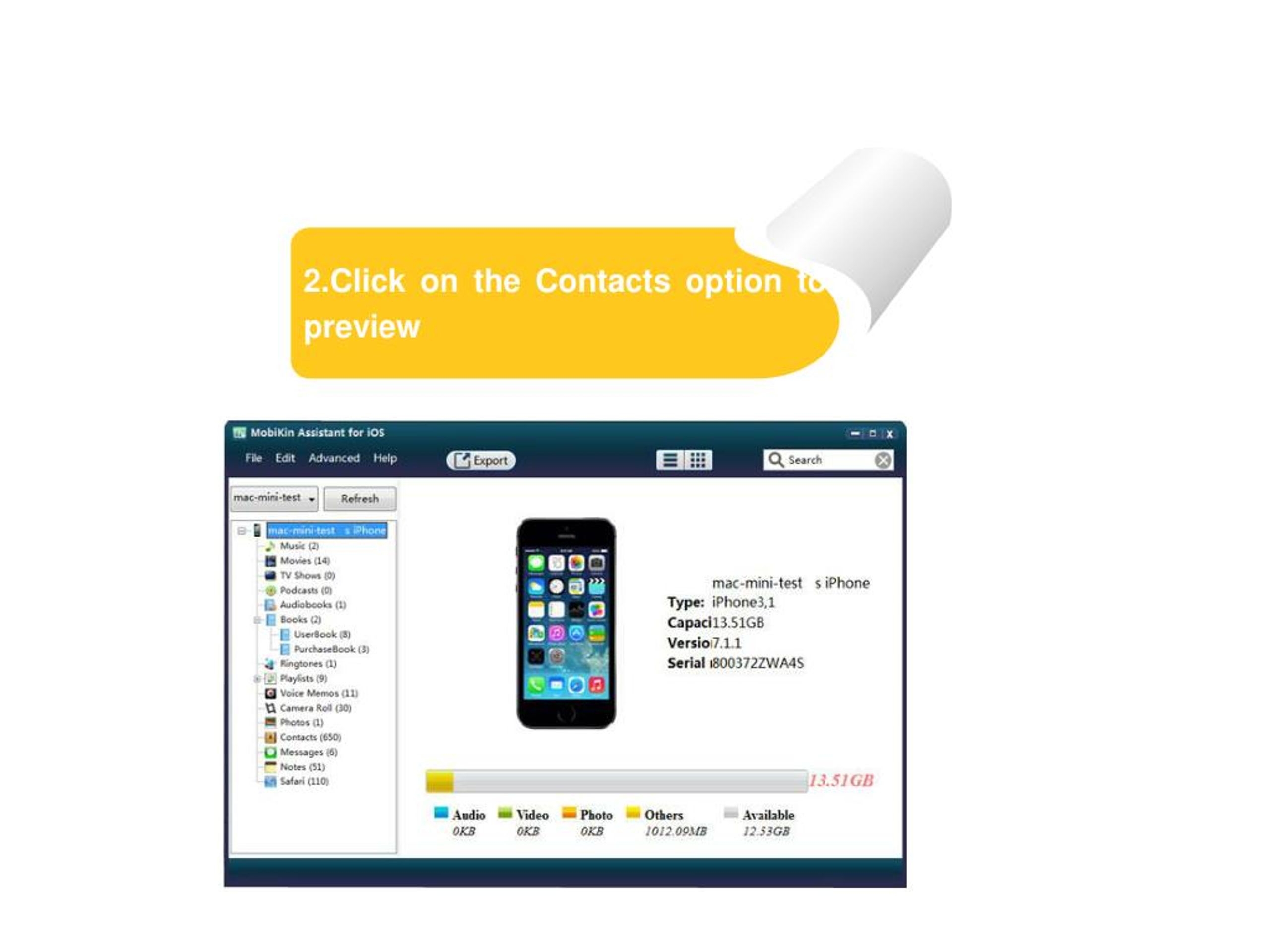 PPT How to Print Contacts from iPhone PowerPoint Presentation, free