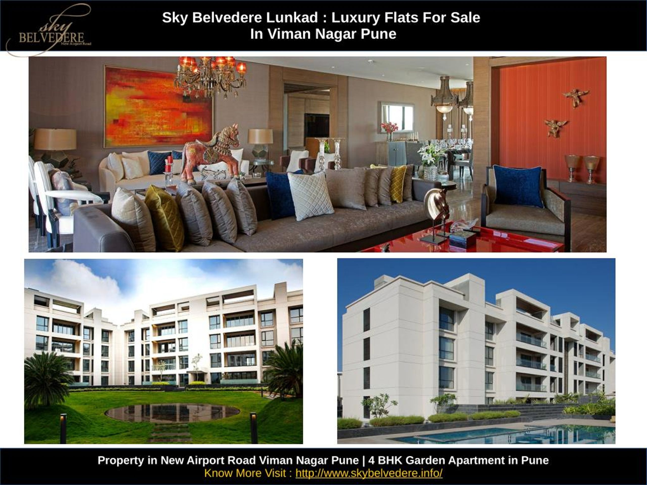 PPT Sky Belvedere Lunkad 4 BHK Apartments in New Airport Road Viman
