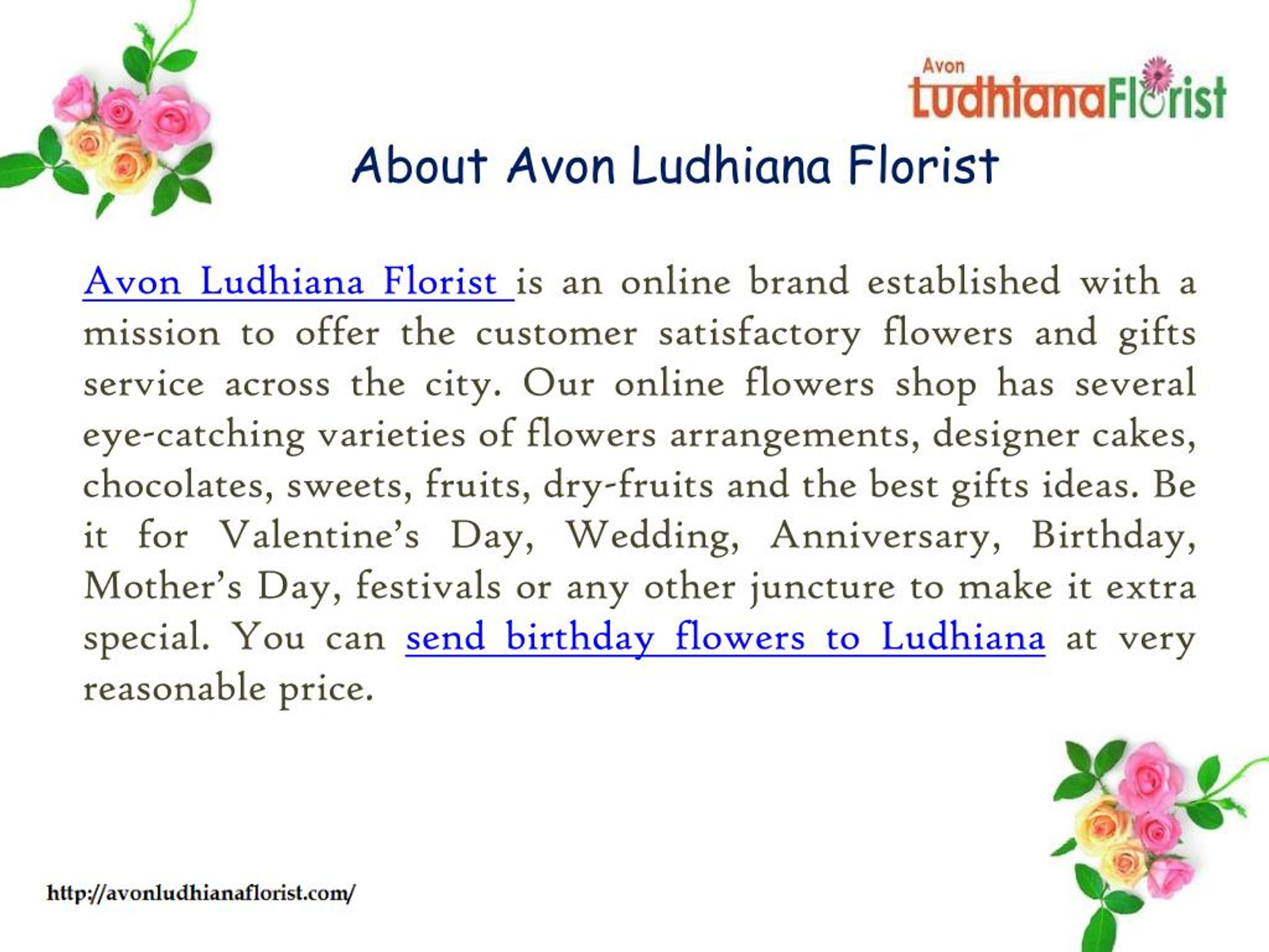 PPT Send Birthday Flowers to ludhiana PowerPoint Presentation, free