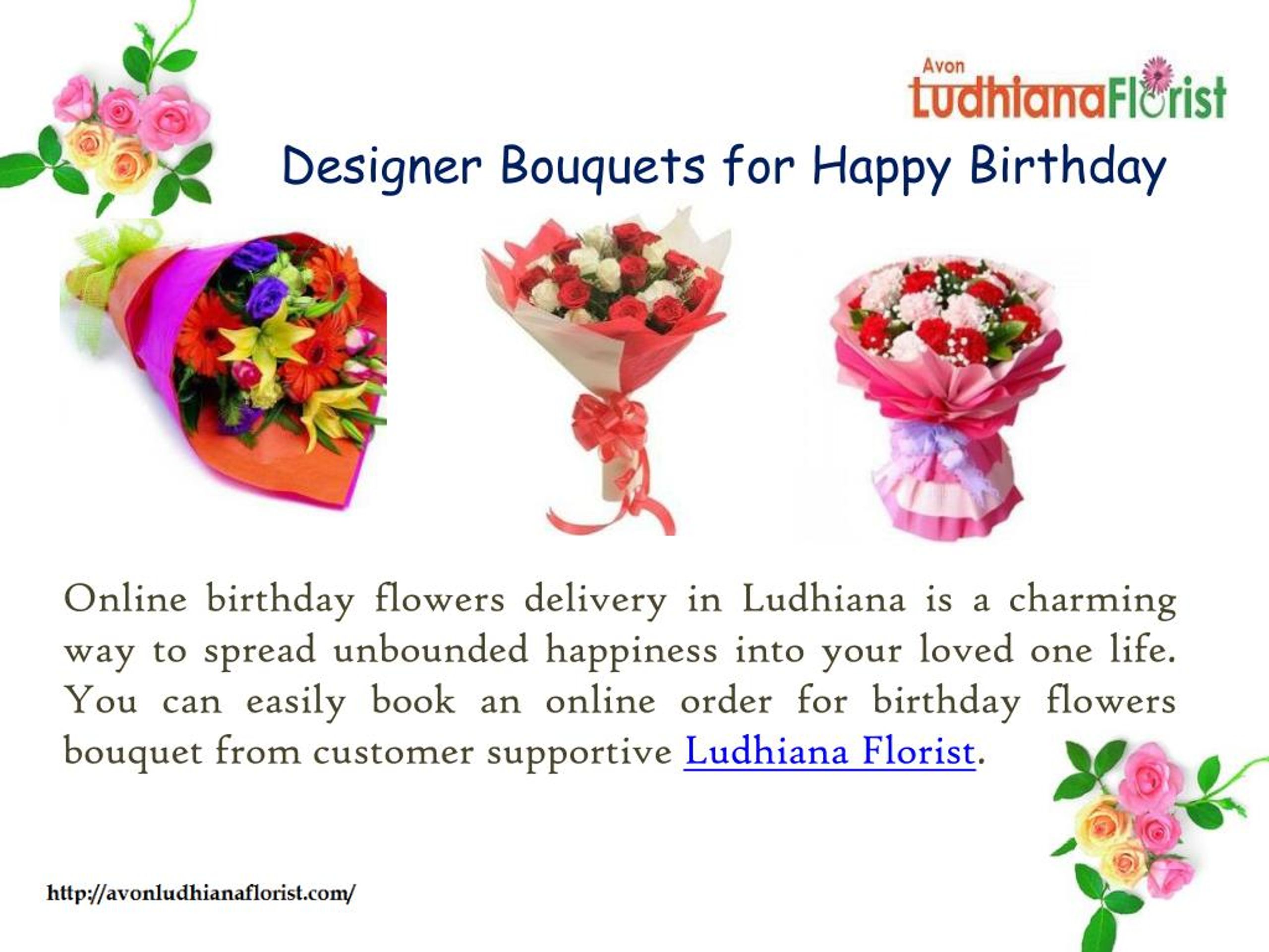 PPT Send Birthday Flowers to ludhiana PowerPoint Presentation, free download ID7351303
