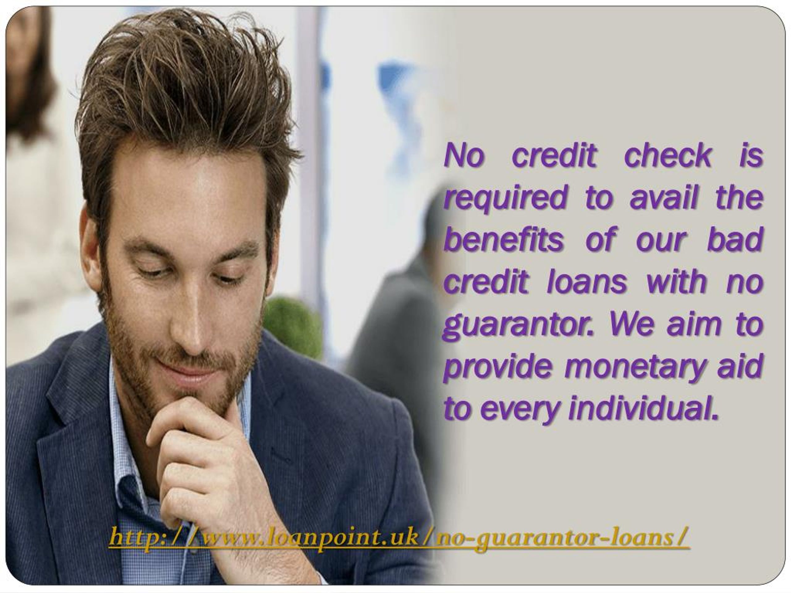 PPT No Guarantor Loans for People in the UK PowerPoint Presentation