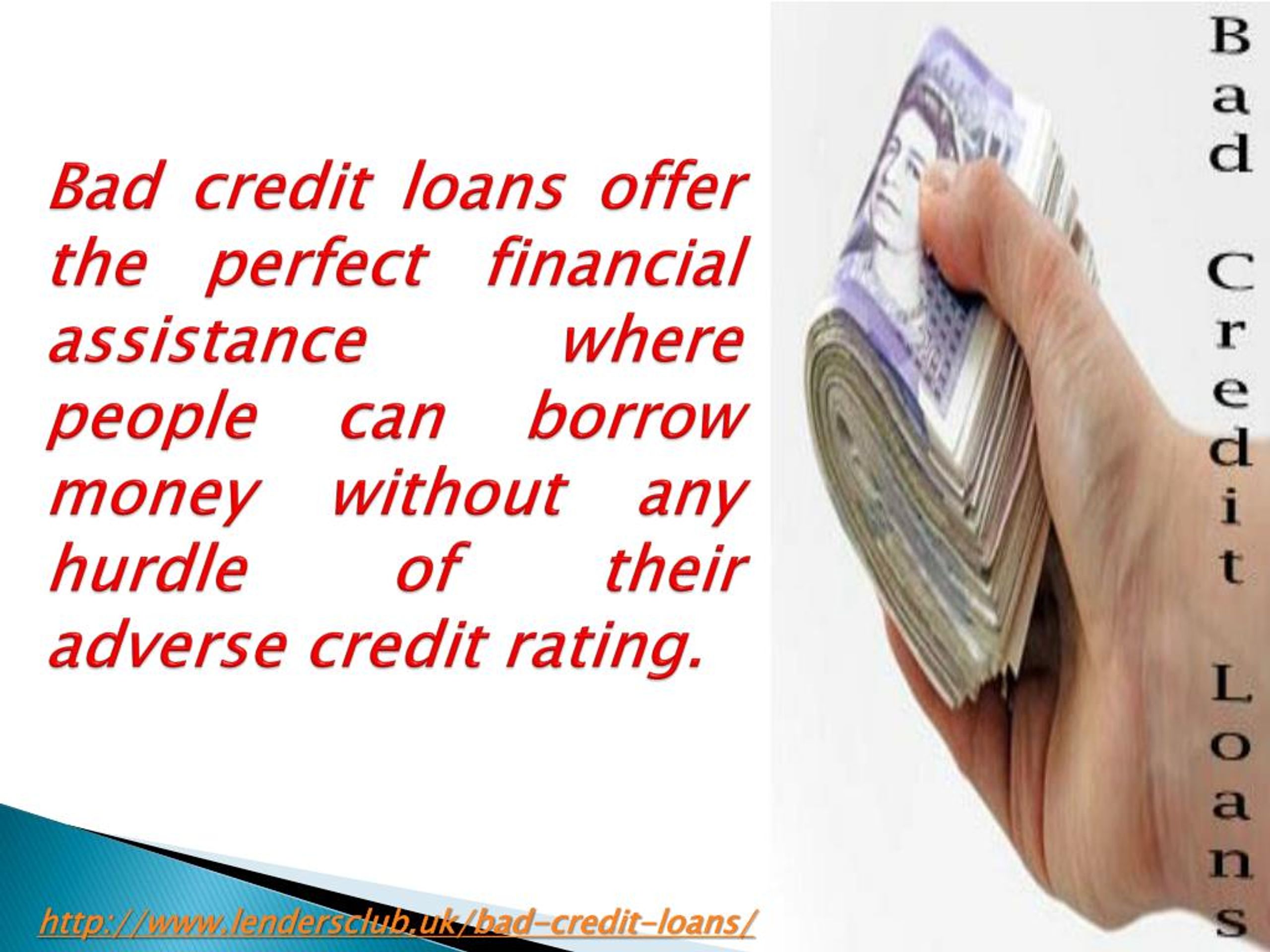 PPT Bad Credit Loans for Unemployed People in the UK PowerPoint