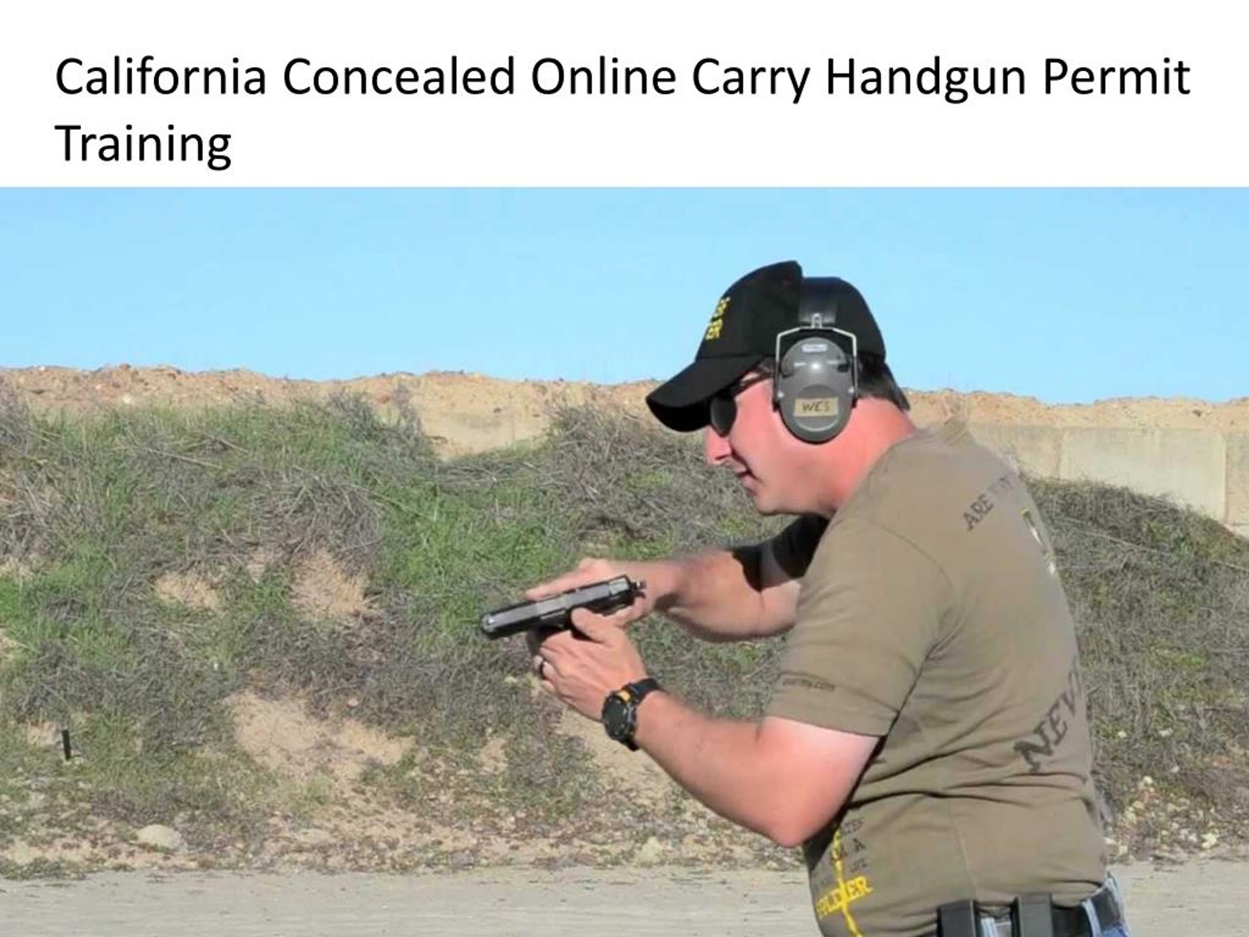 PPT Concealed online carry class for concealed weapons permit