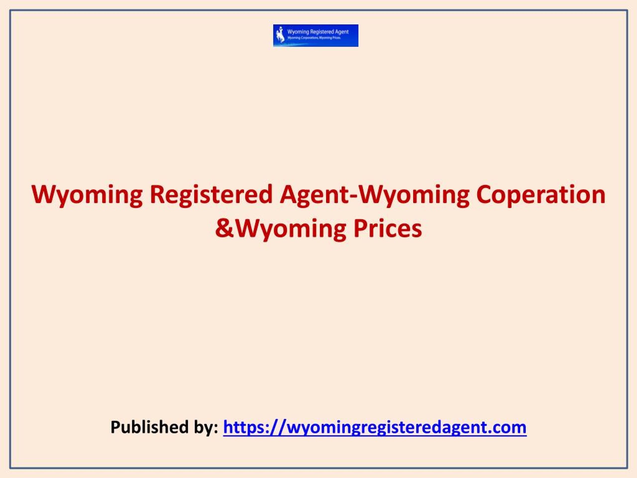 PPT Wyoming Coperation &Wyoming Prices PowerPoint Presentation, free
