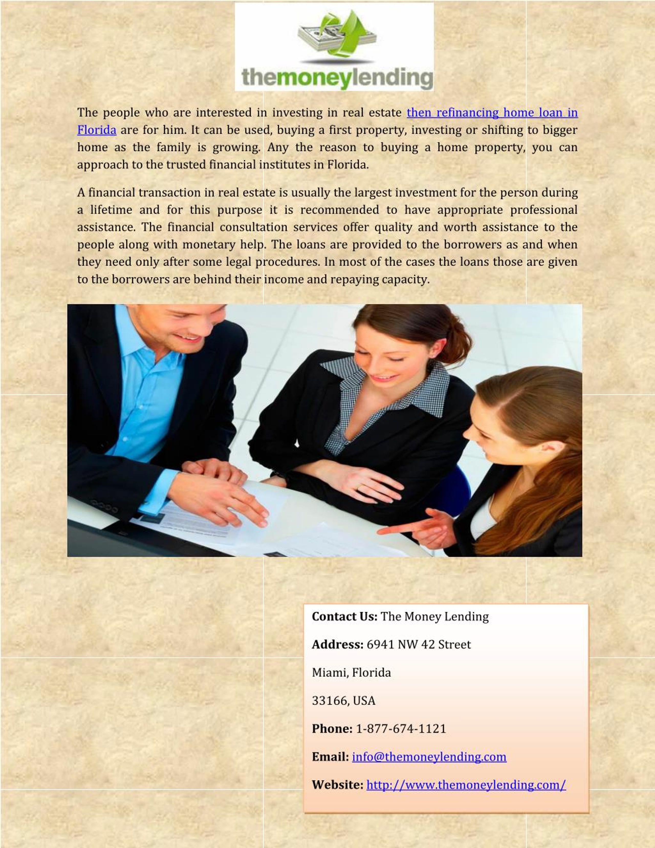 PPT Refinancing Home Loan Services In Florida PowerPoint Presentation