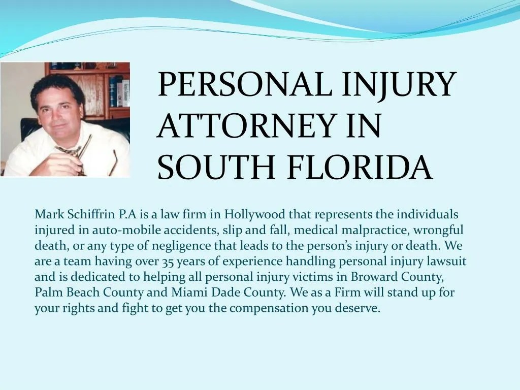PPT Personal Injury Attorney in South Florida PowerPoint Presentation