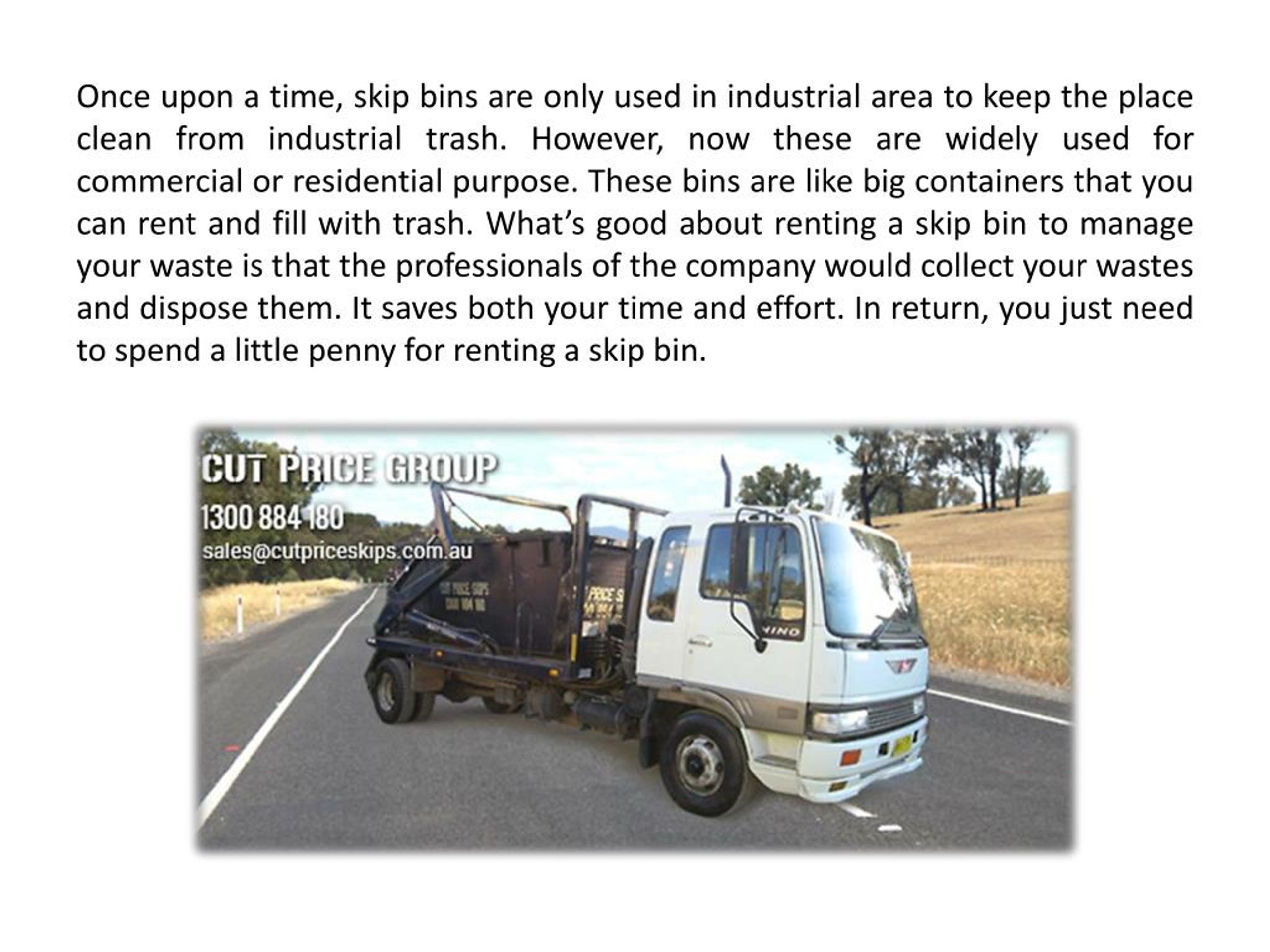 PPT What Needs To Be Consider When Hiring Skip Bins Canberra