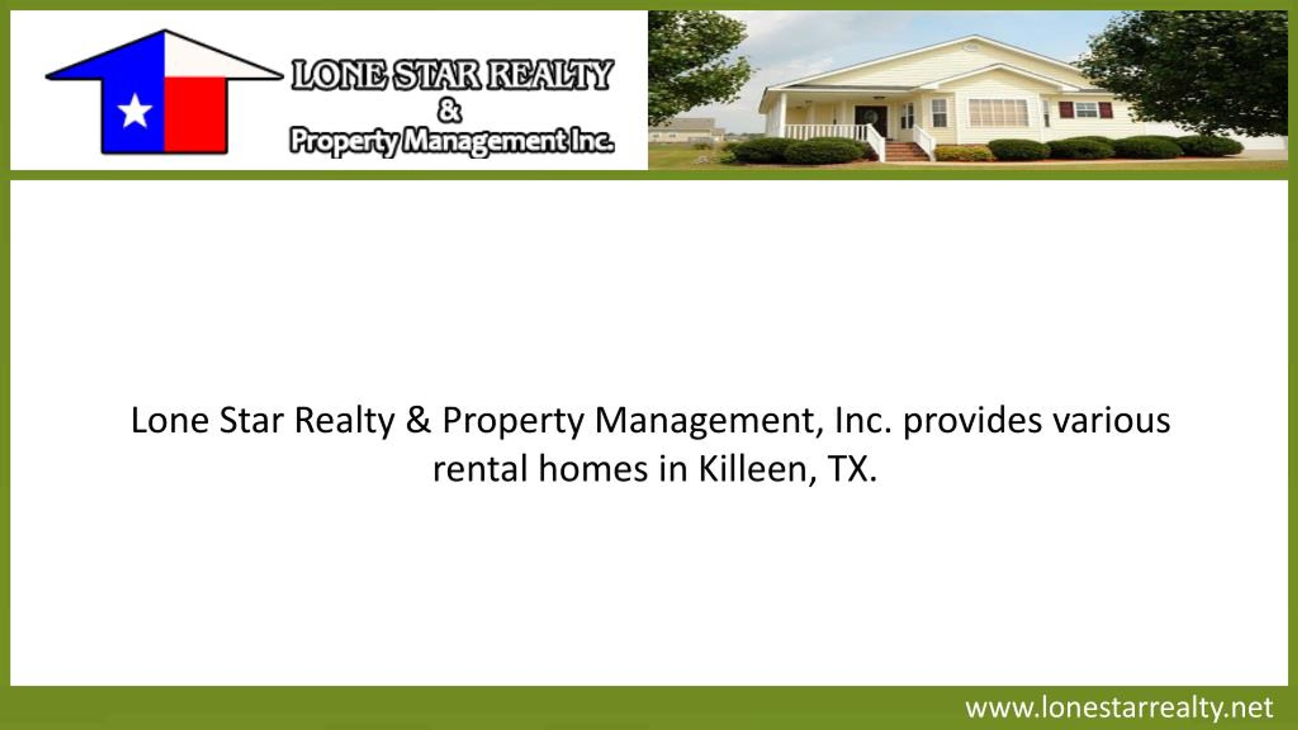 PPT Rental Homes In Killeen, TX PowerPoint Presentation, free
