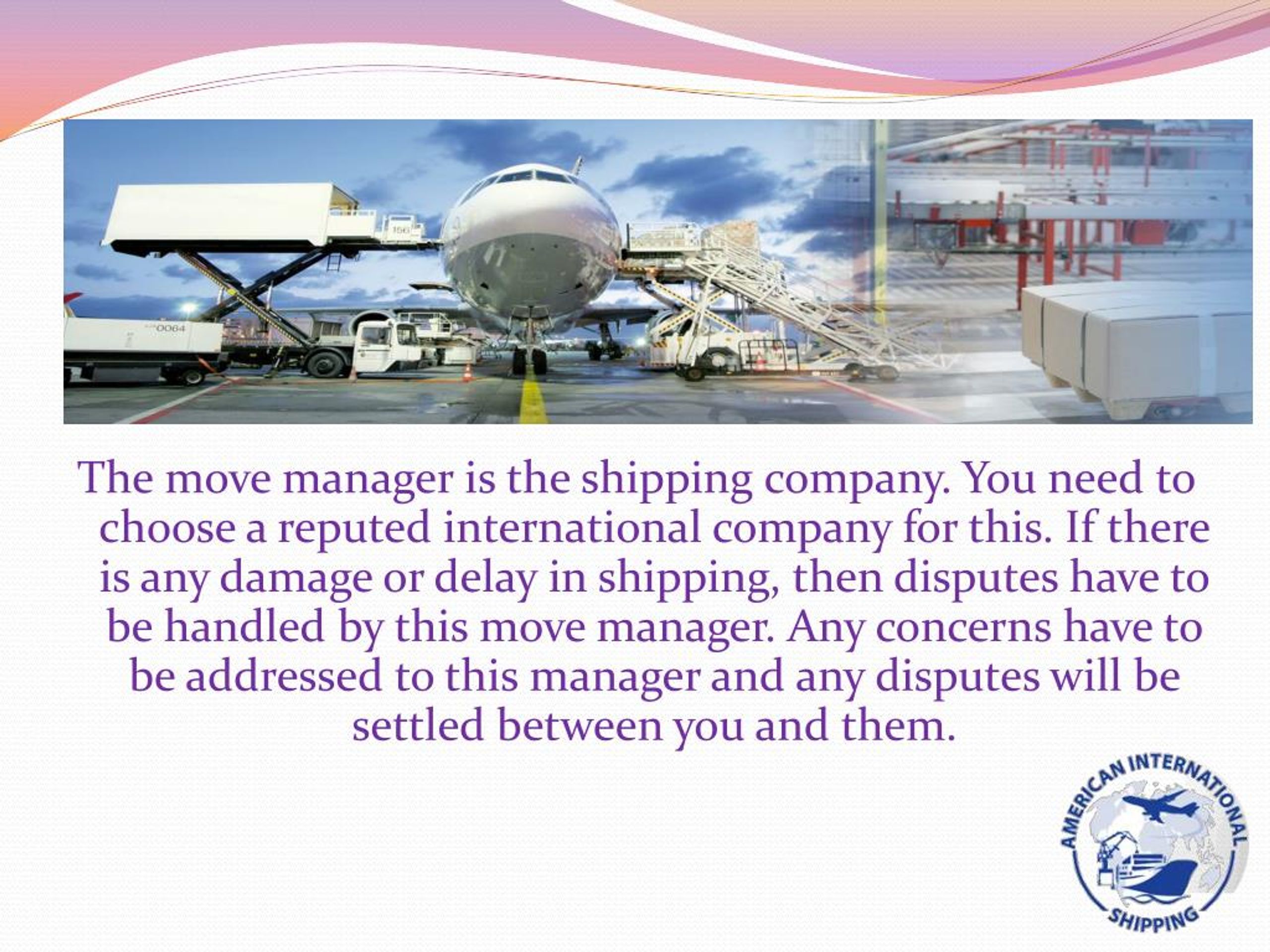 PPT International Shipping With A Reliable Shipping Company