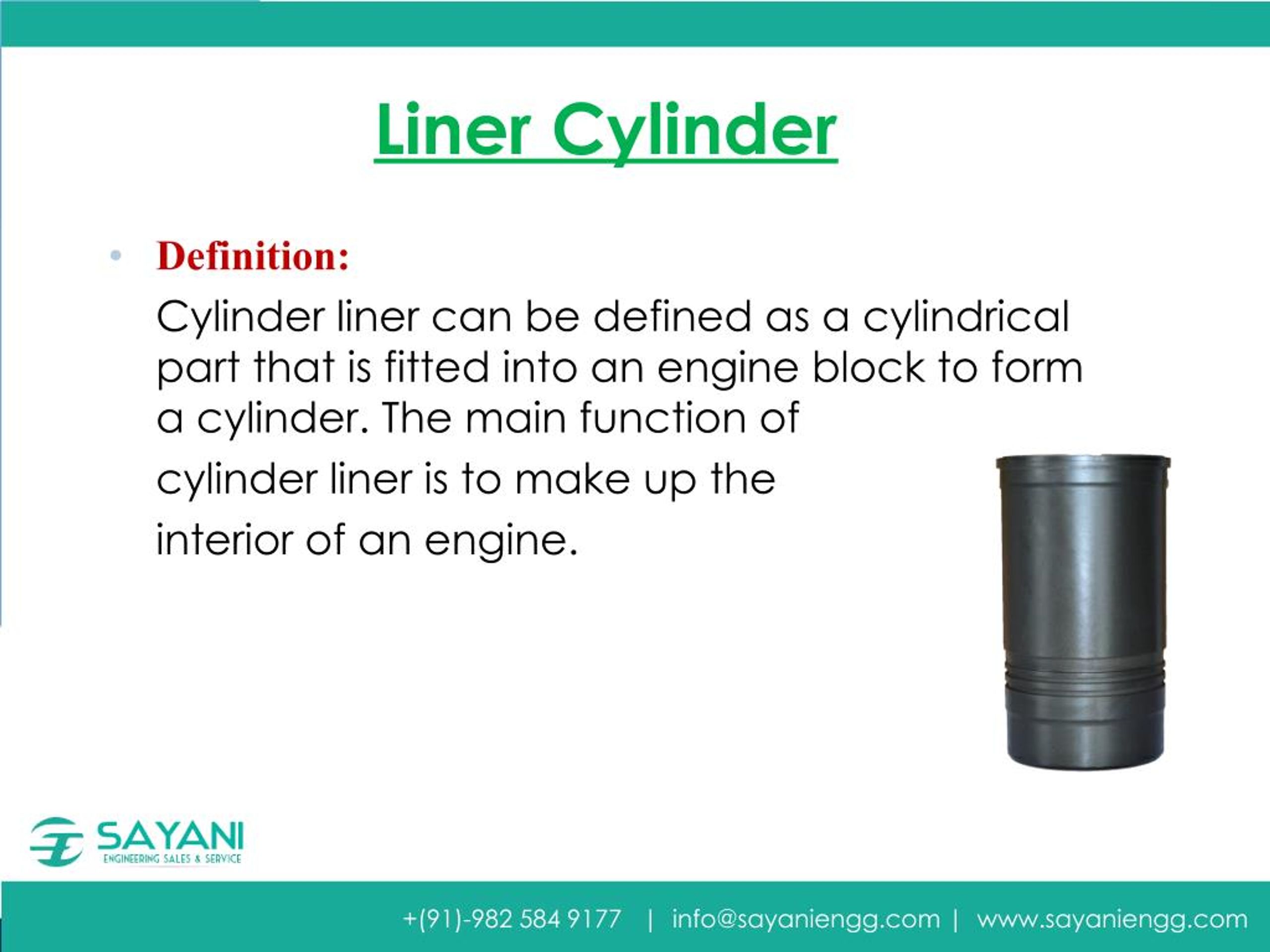 PPT Cylinder liner supplier in india PowerPoint Presentation, free