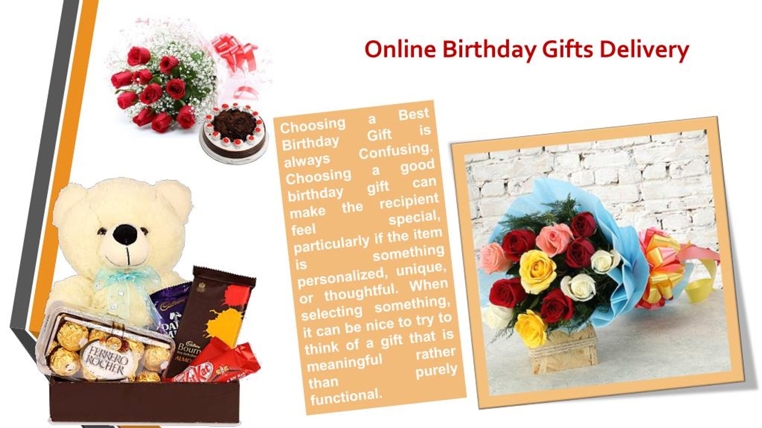PPT Online Birthday Gifts PowerPoint Presentation, free download ID