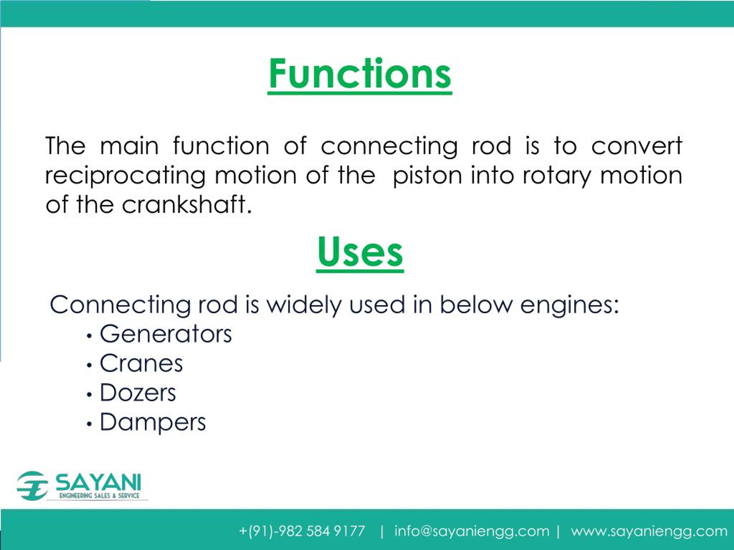 PPT - Connecting Rod Suppliers PowerPoint Presentation, free download