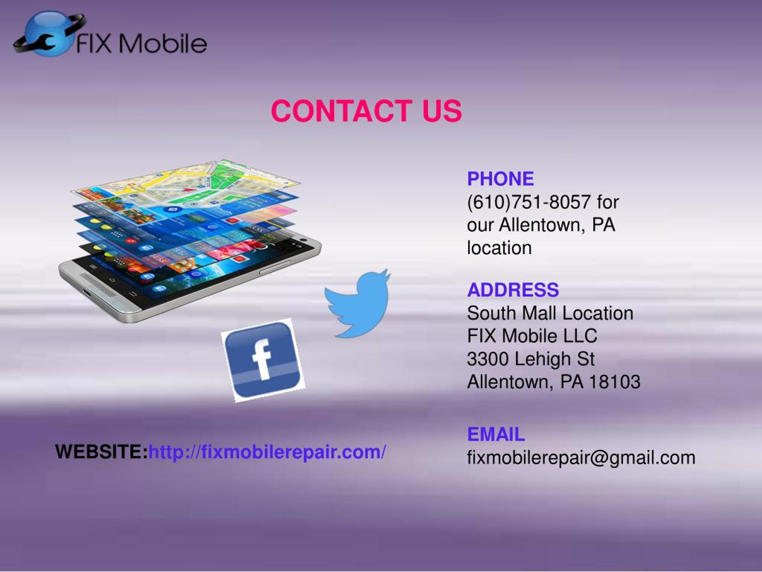 PPT FIX Mobile Repair PowerPoint Presentation, free download ID7357988