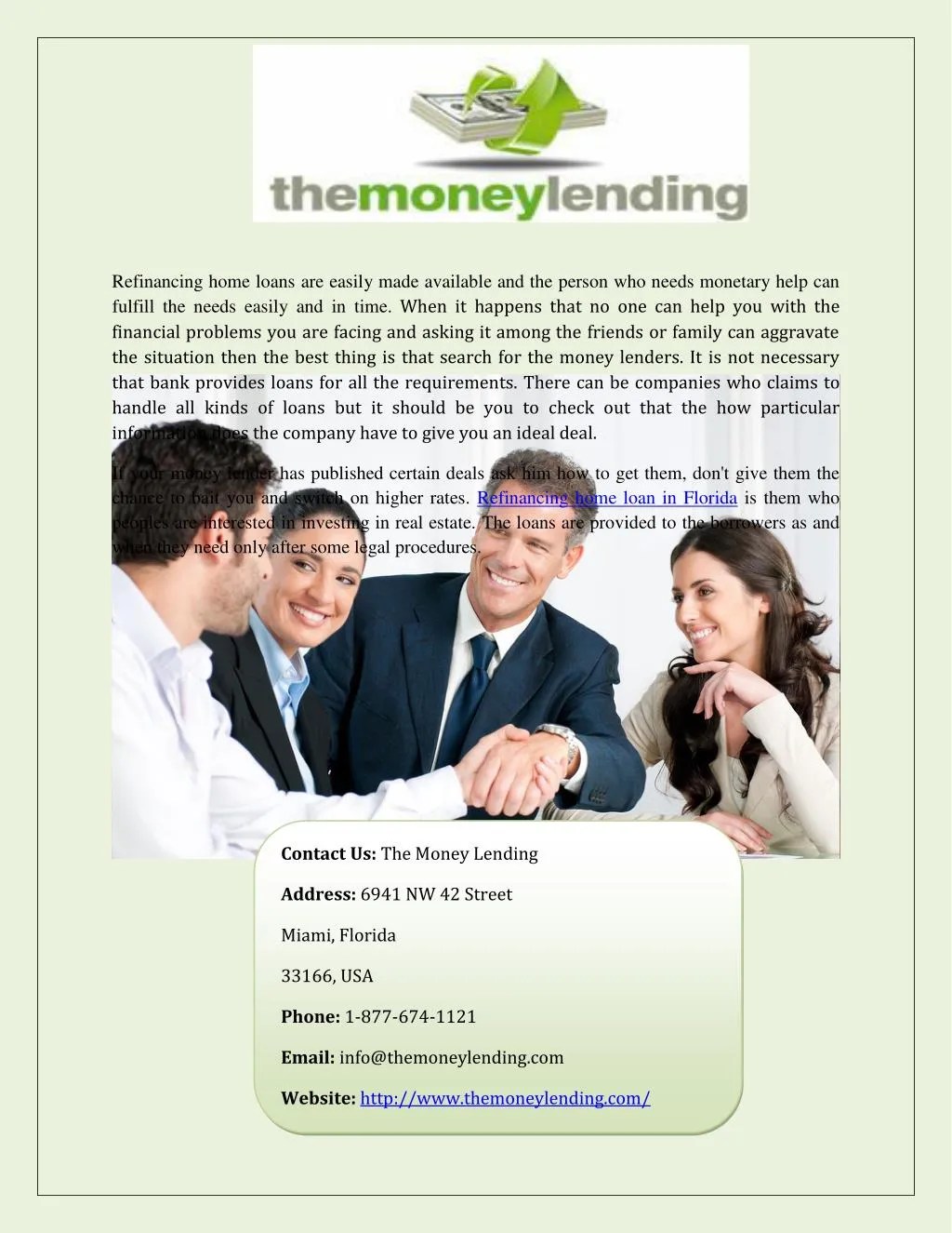 PPT Refinancing Home Loan In Florida PowerPoint Presentation, free