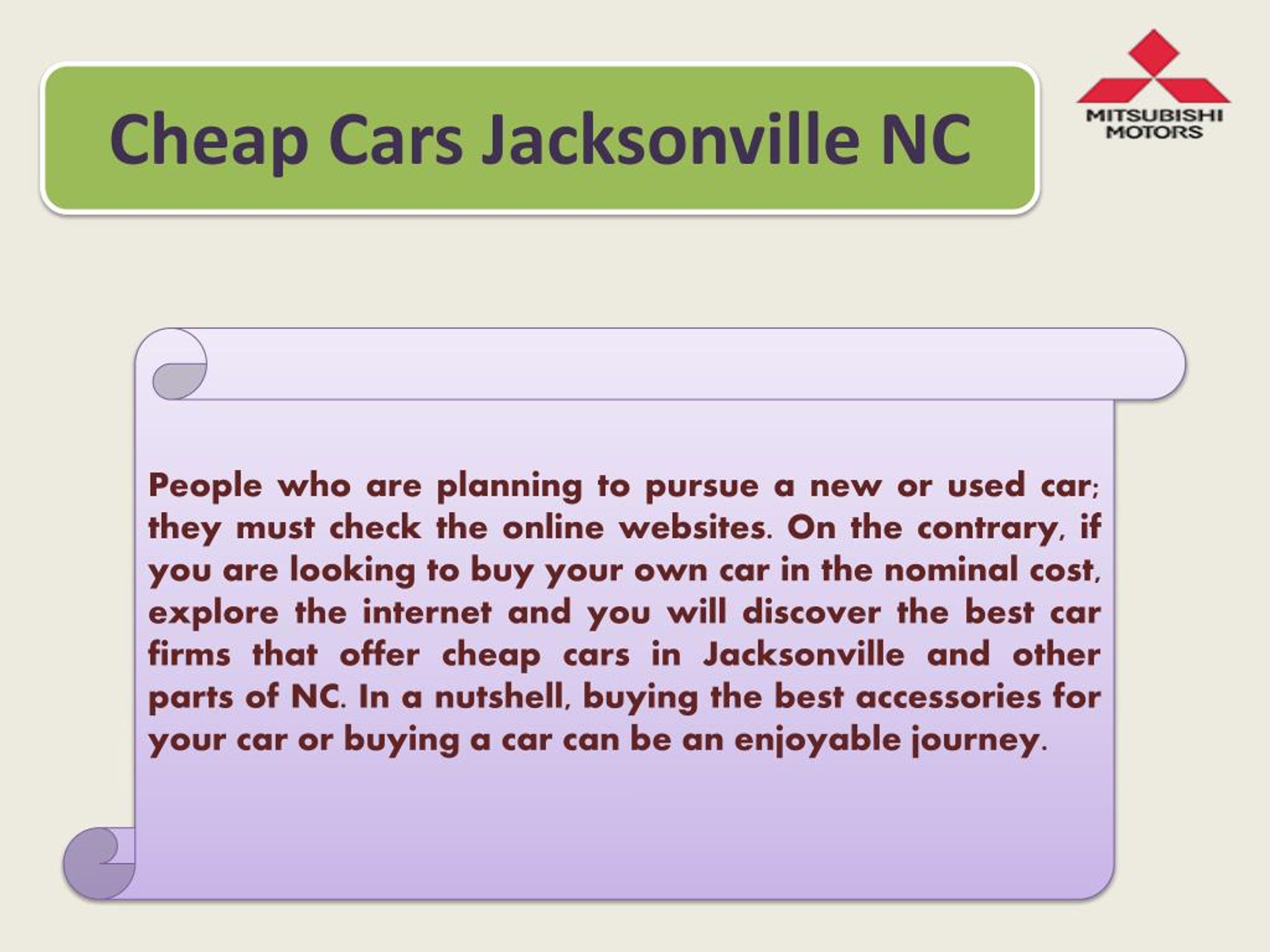 PPT Find Cheap Cars in Jacksonville, NC PowerPoint Presentation, free