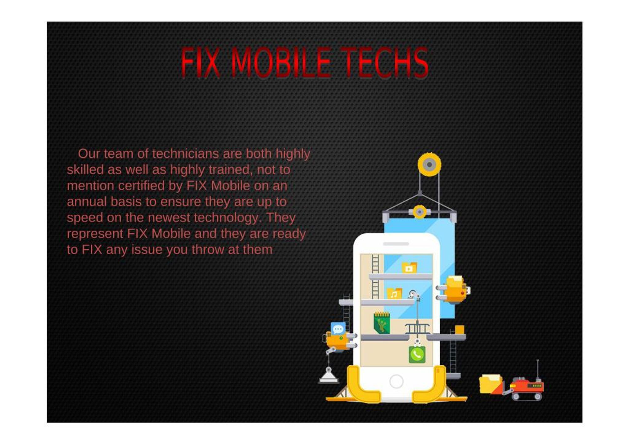 PPT fix mobile Repair PowerPoint Presentation, free download ID7360444