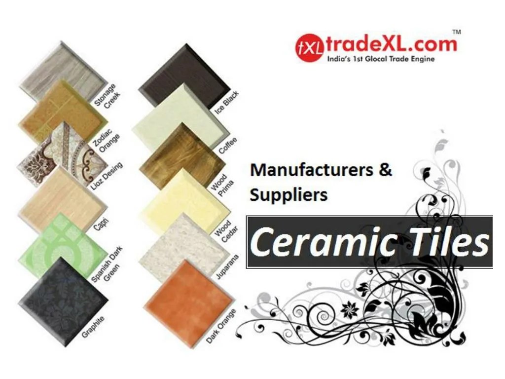 PPT Ceramic Tiles Manufacturers, Ceramic Tile Suppliers & Exporters
