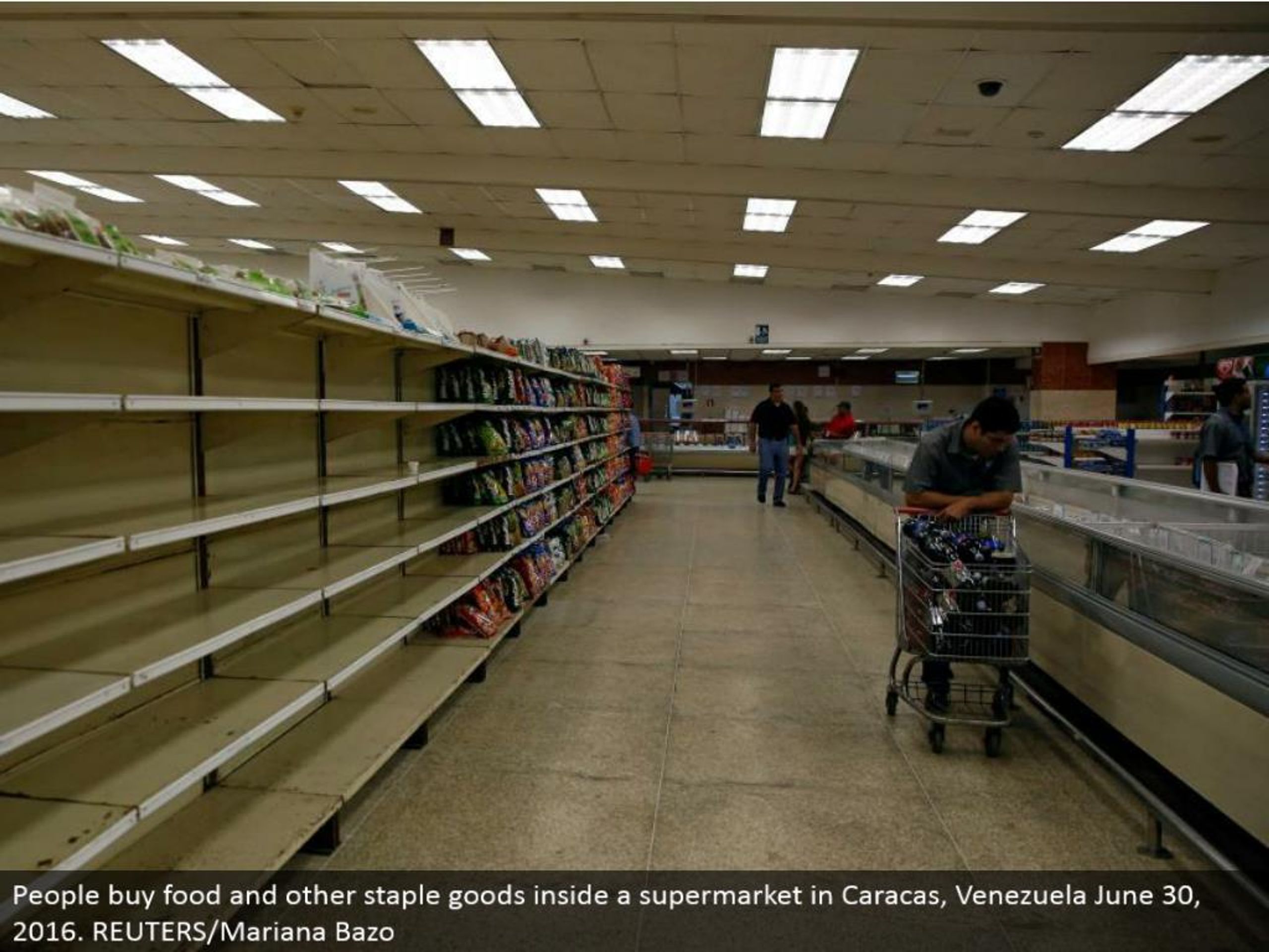 PPT Venezuela's empty shelves PowerPoint Presentation, free download