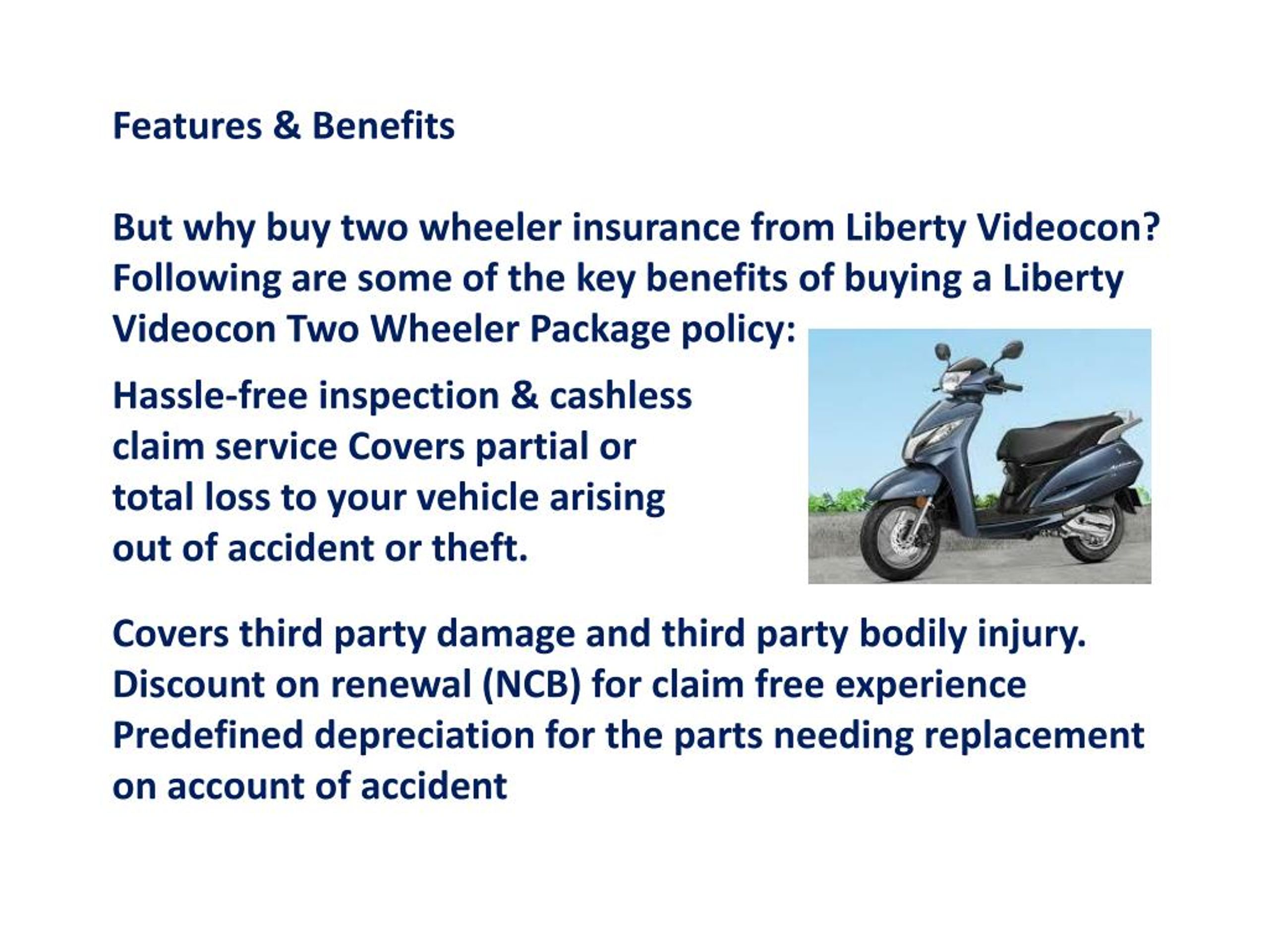 PPT Two Wheeler Insurance Online PowerPoint Presentation, free