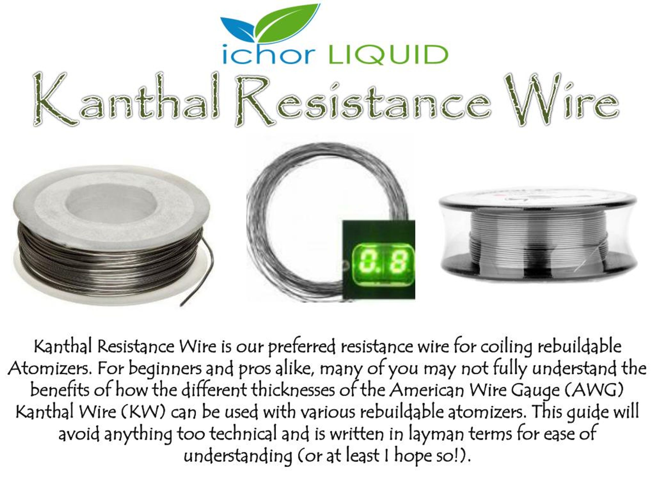 PPT Kanthal Resistance Wire Guide Chart by Ichor Liquid PowerPoint