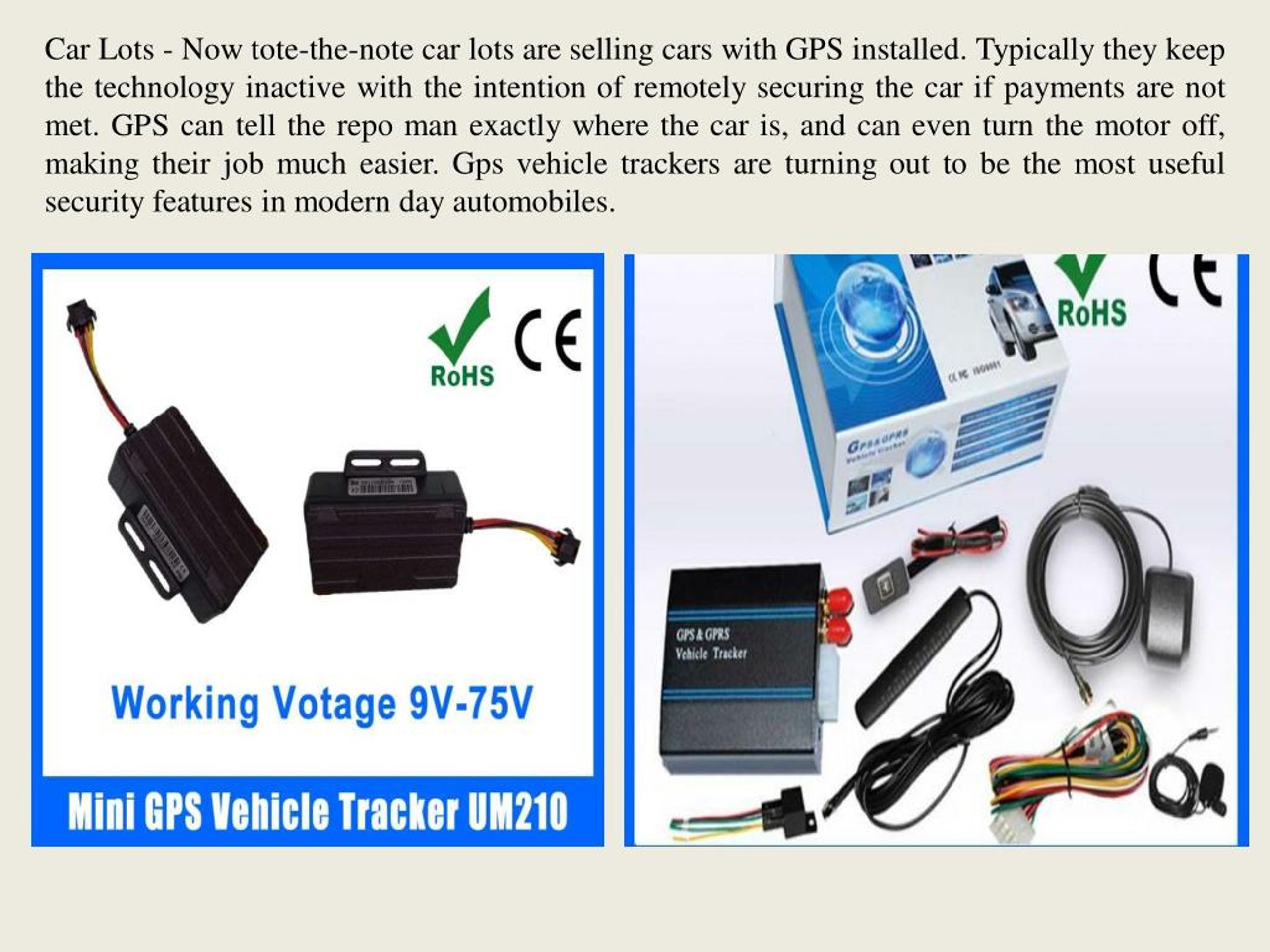 PPT GPS Tracking Technology Used In Several Commercial Fields