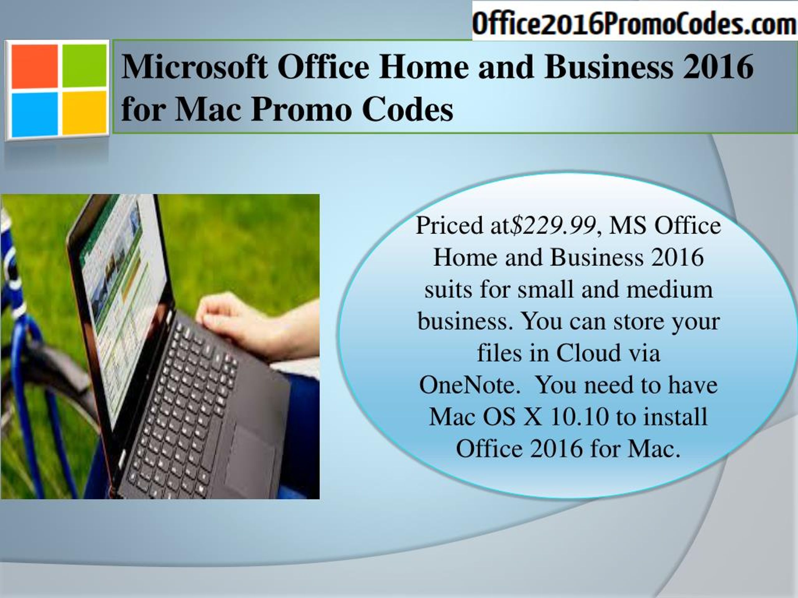 PPT Discount Offers on Microsoft Office 2016 PowerPoint Presentation