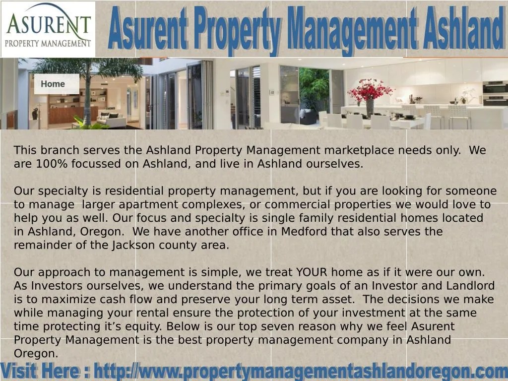 PPT Asurent_Property_Management_Ashland PowerPoint Presentation, free
