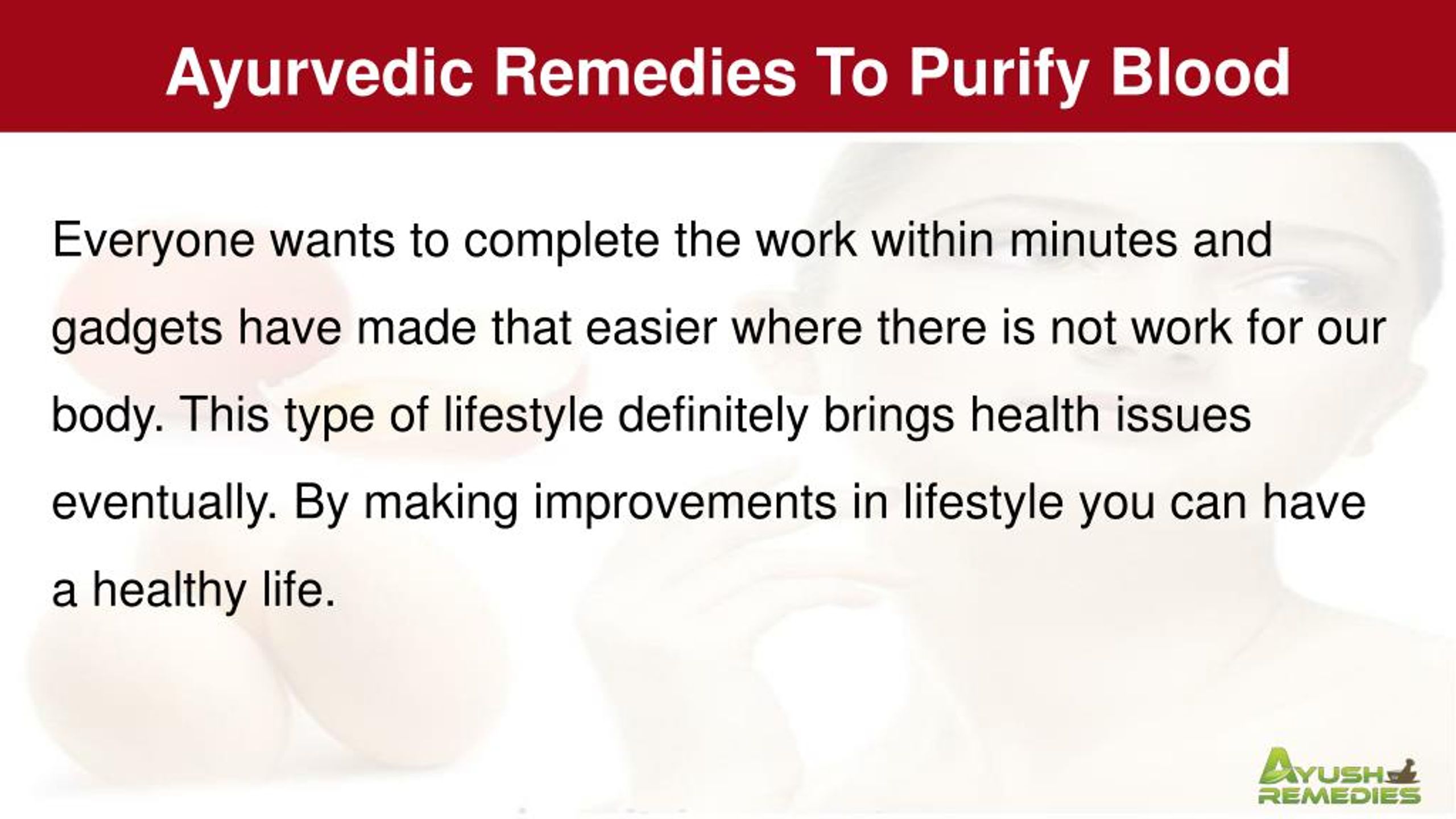 PPT Ayurvedic Remedies To Purify And Cleanse Blood In A Cost