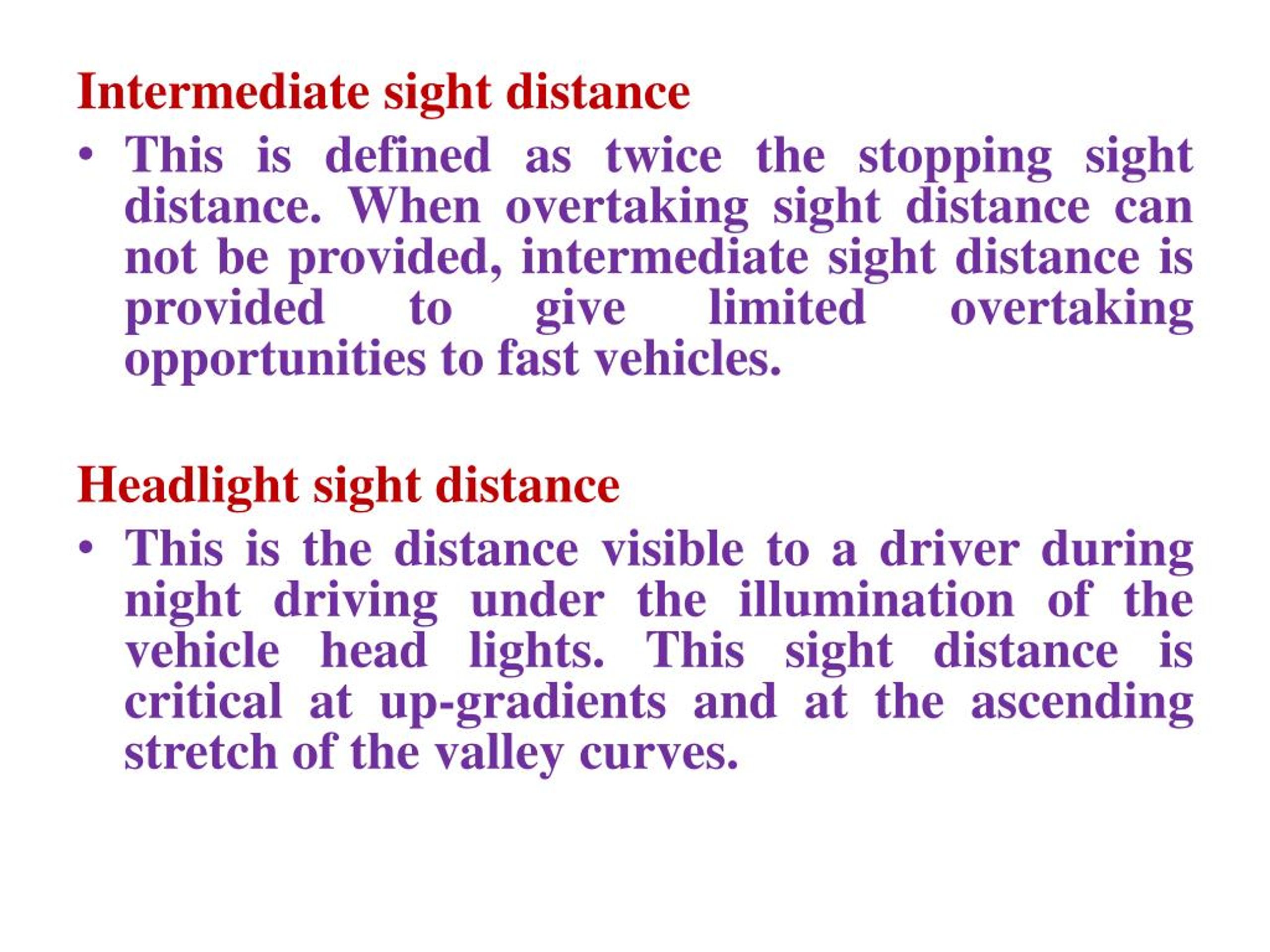 PPT sight distnce PowerPoint Presentation, free download ID7367510