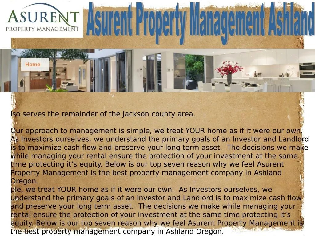 PPT Asurent_Property_Management_Ashland PowerPoint Presentation, free