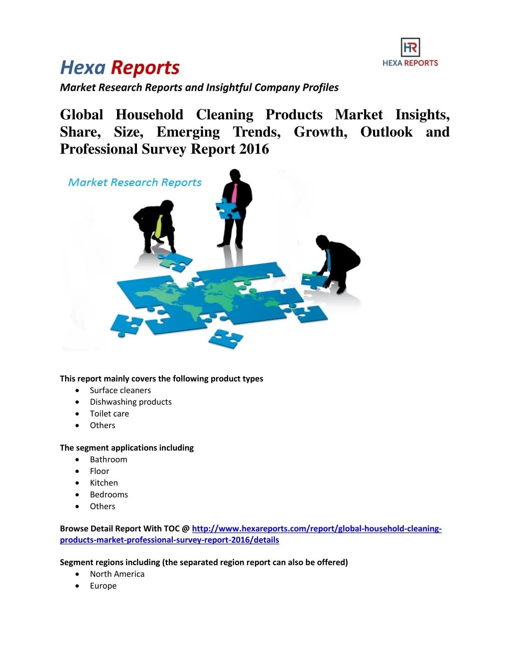 PPT Global Household Cleaning Products Market Size, Analysis and
