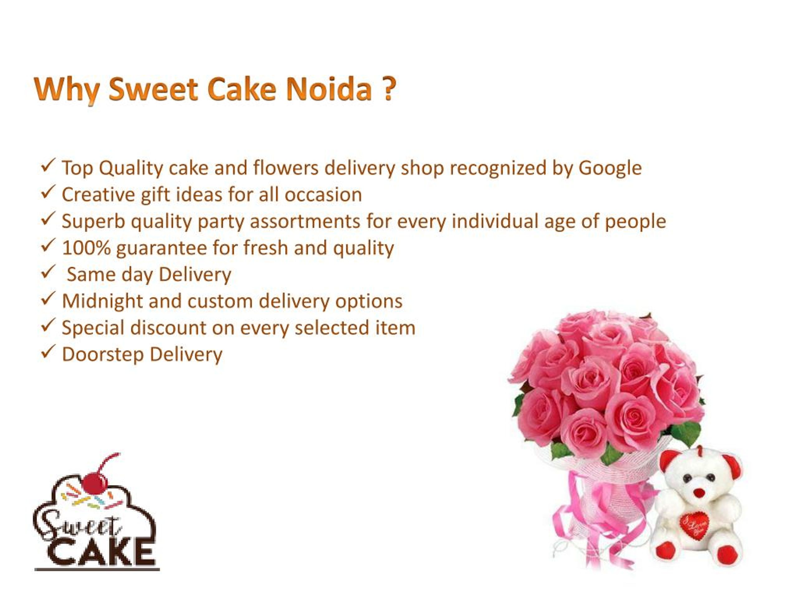PPT Birthday Flowers & Cake Delivery in Noida PowerPoint Presentation
