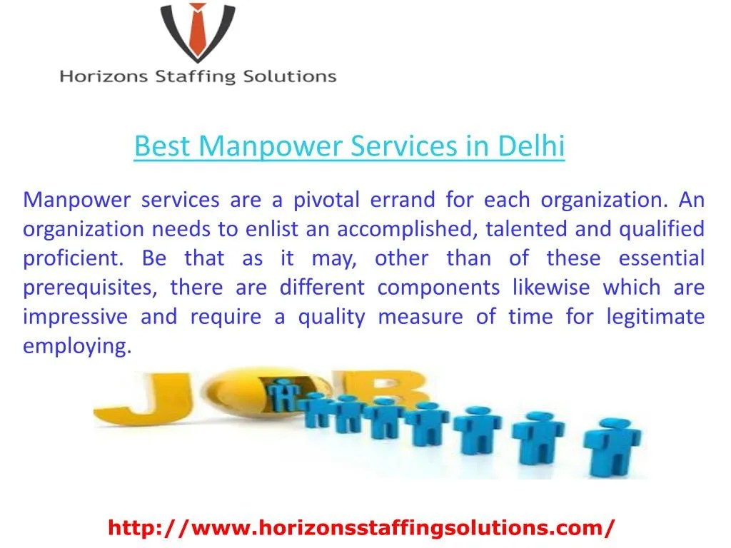 PPT Best Manpower Services in Delhi PowerPoint Presentation, free