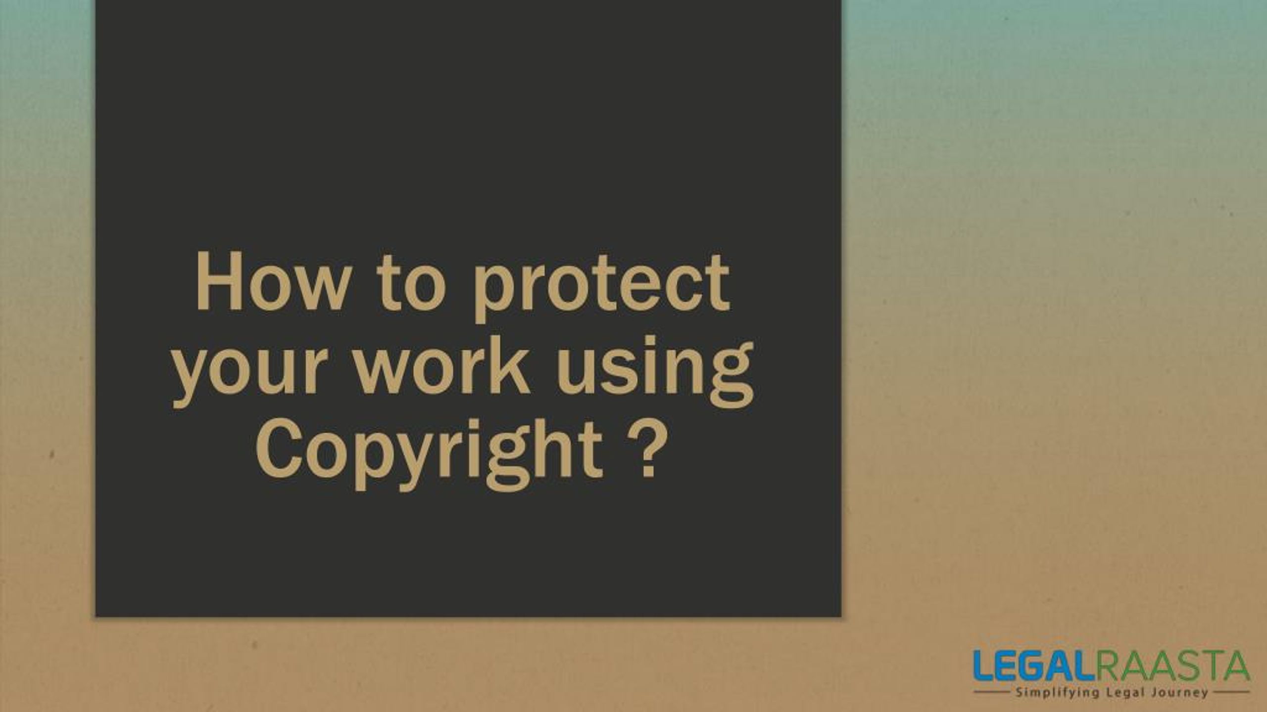 PPT Copyright Registration PowerPoint Presentation, free download ID7371810