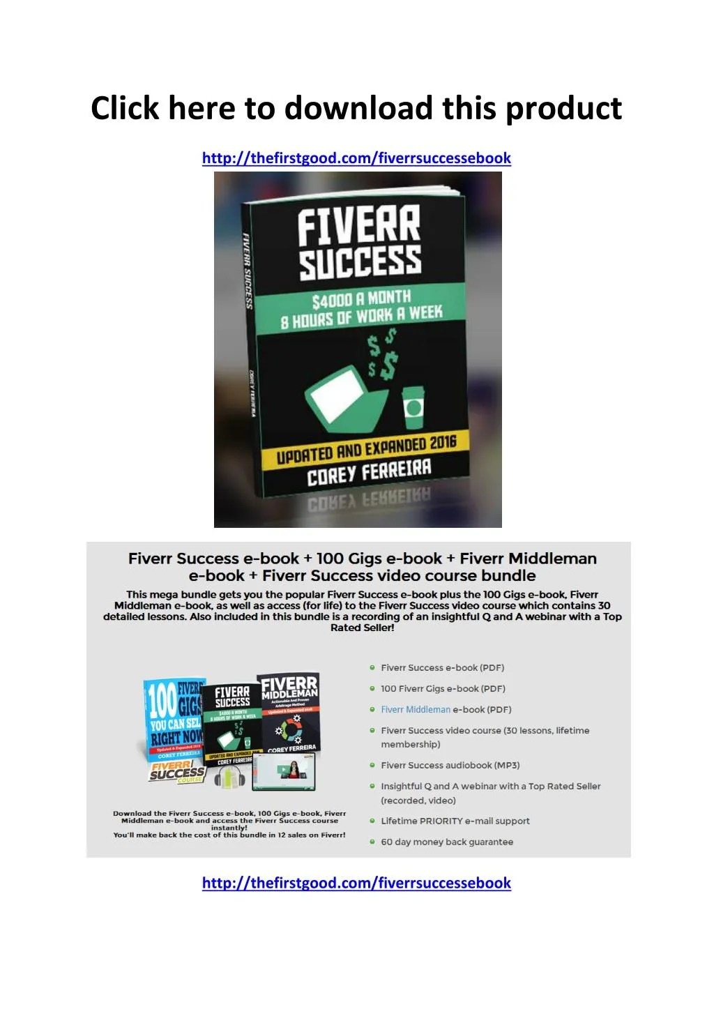 PPT Fiverr Success Ebook Review Scam or Legit PDF eBook Download