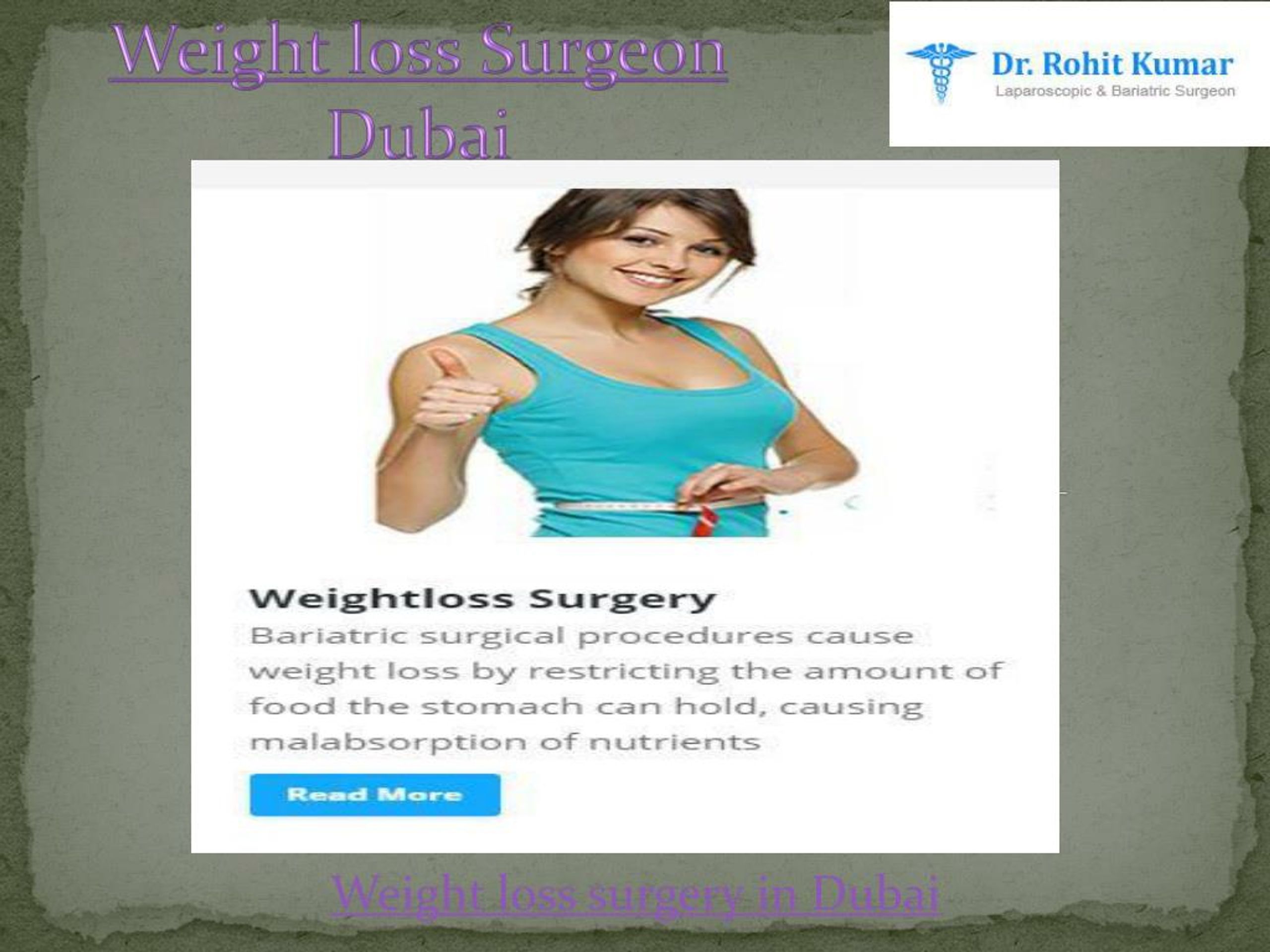 PPT Bariatric surgery in Dubai PowerPoint Presentation, free download