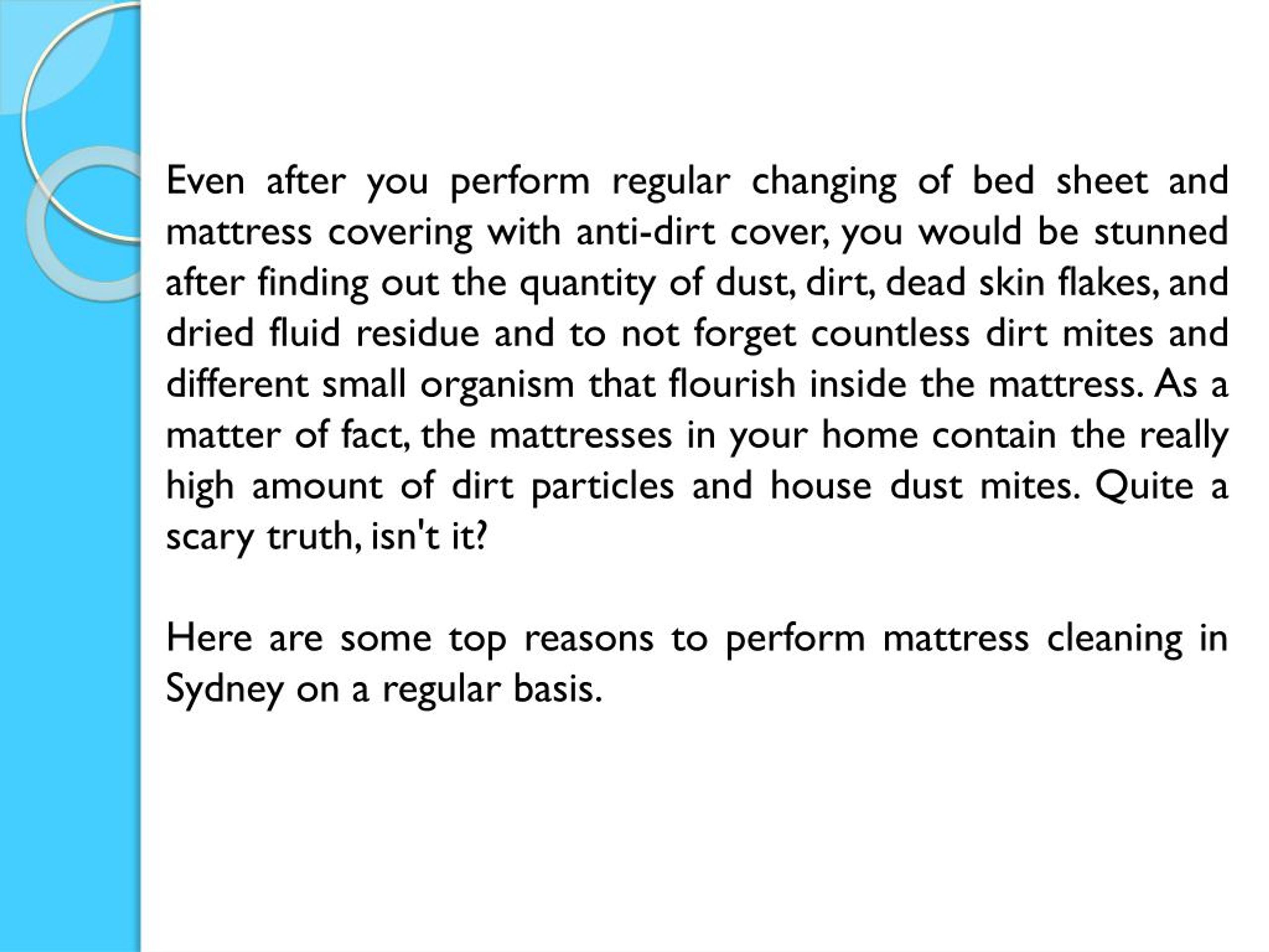 PPT Why Mattress Cleaning Is More Important Than You Think PowerPoint